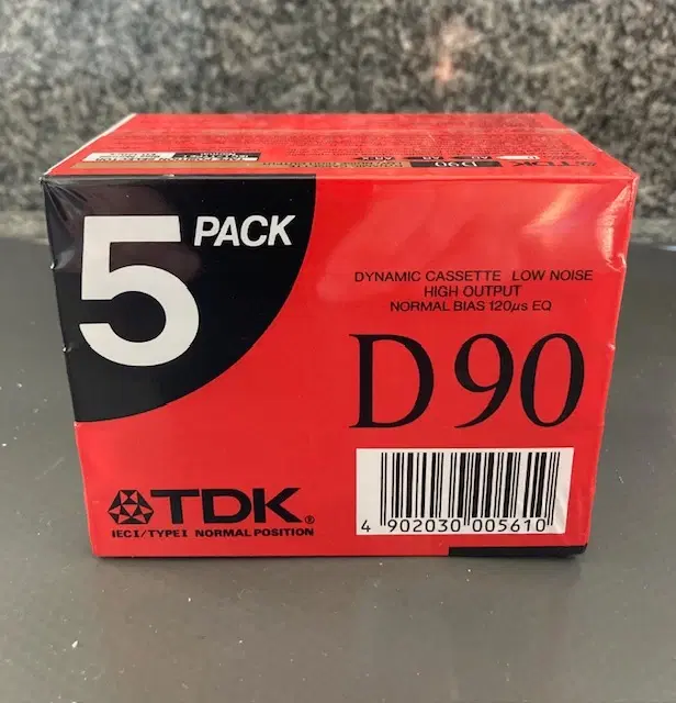 Kassettebånd TDK - D90