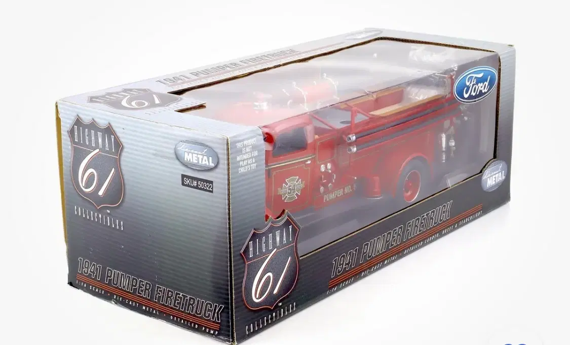 1:16/1:18 Ford Pumper Fire Truck 1941