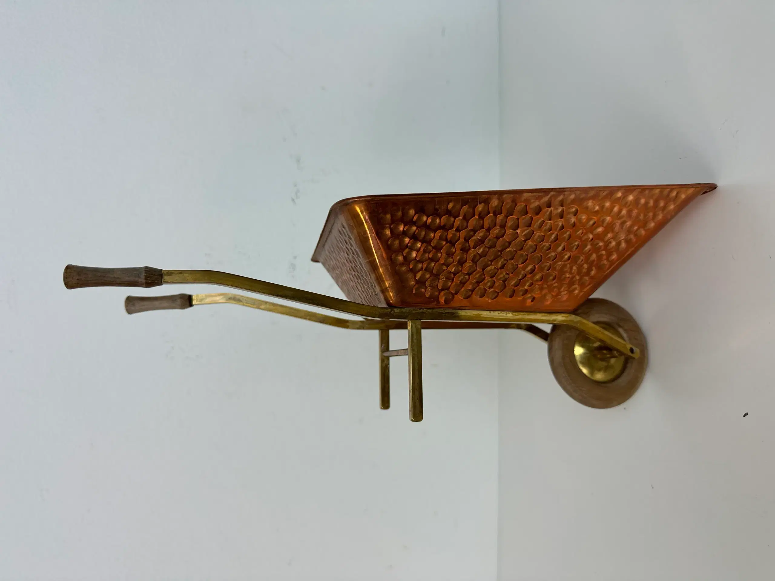 Kobber trillebør model (vintage)