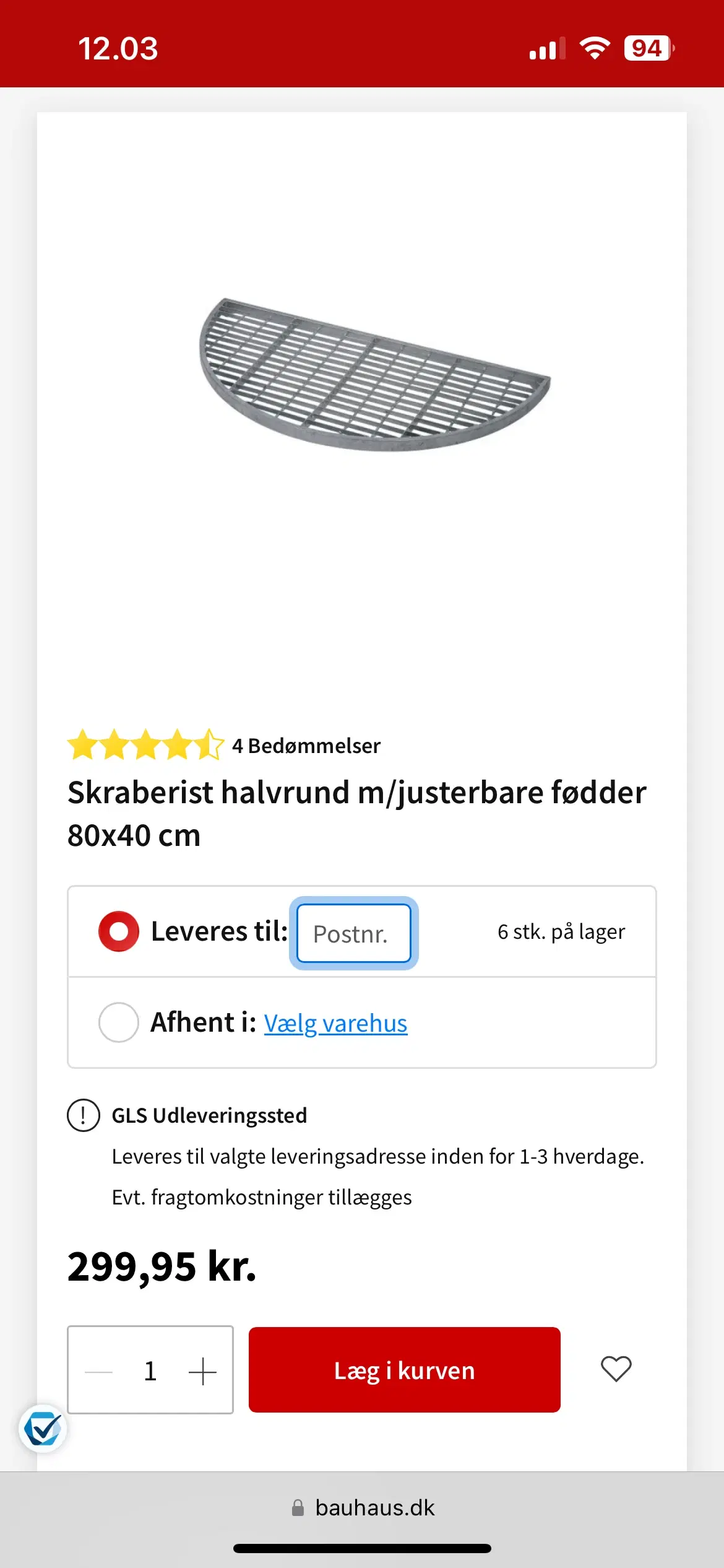 Galvaniseret skraberist