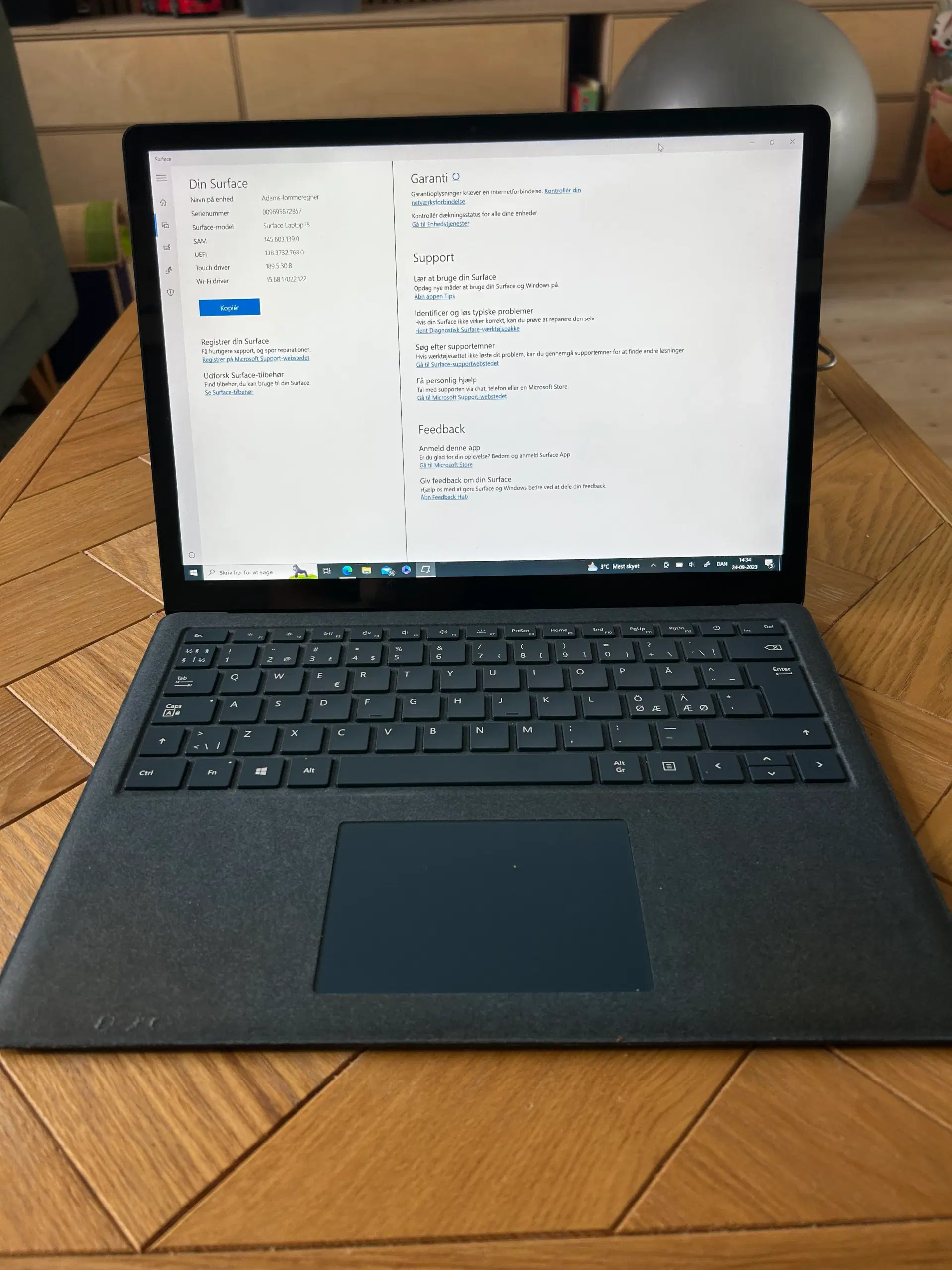 Microsoft surface laptop 3