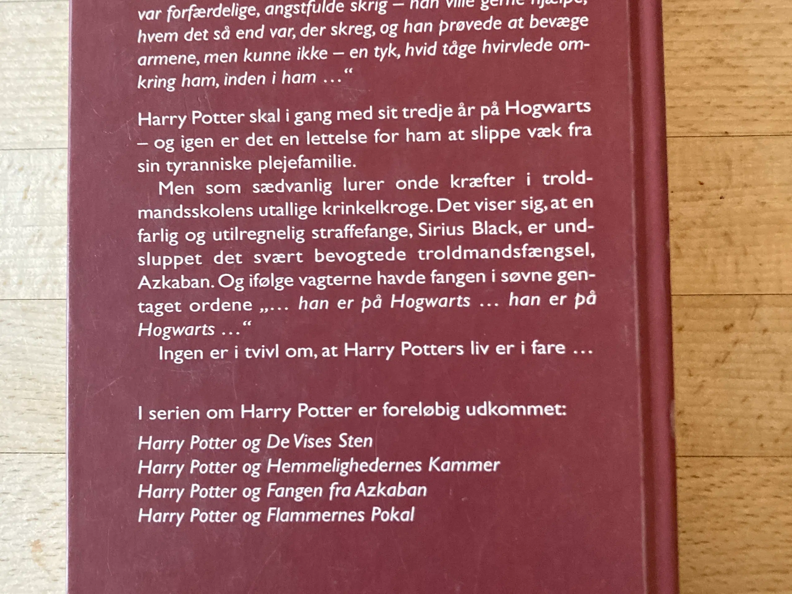 Harry Potter og fangen fra Azkaban, J. K. Rowling