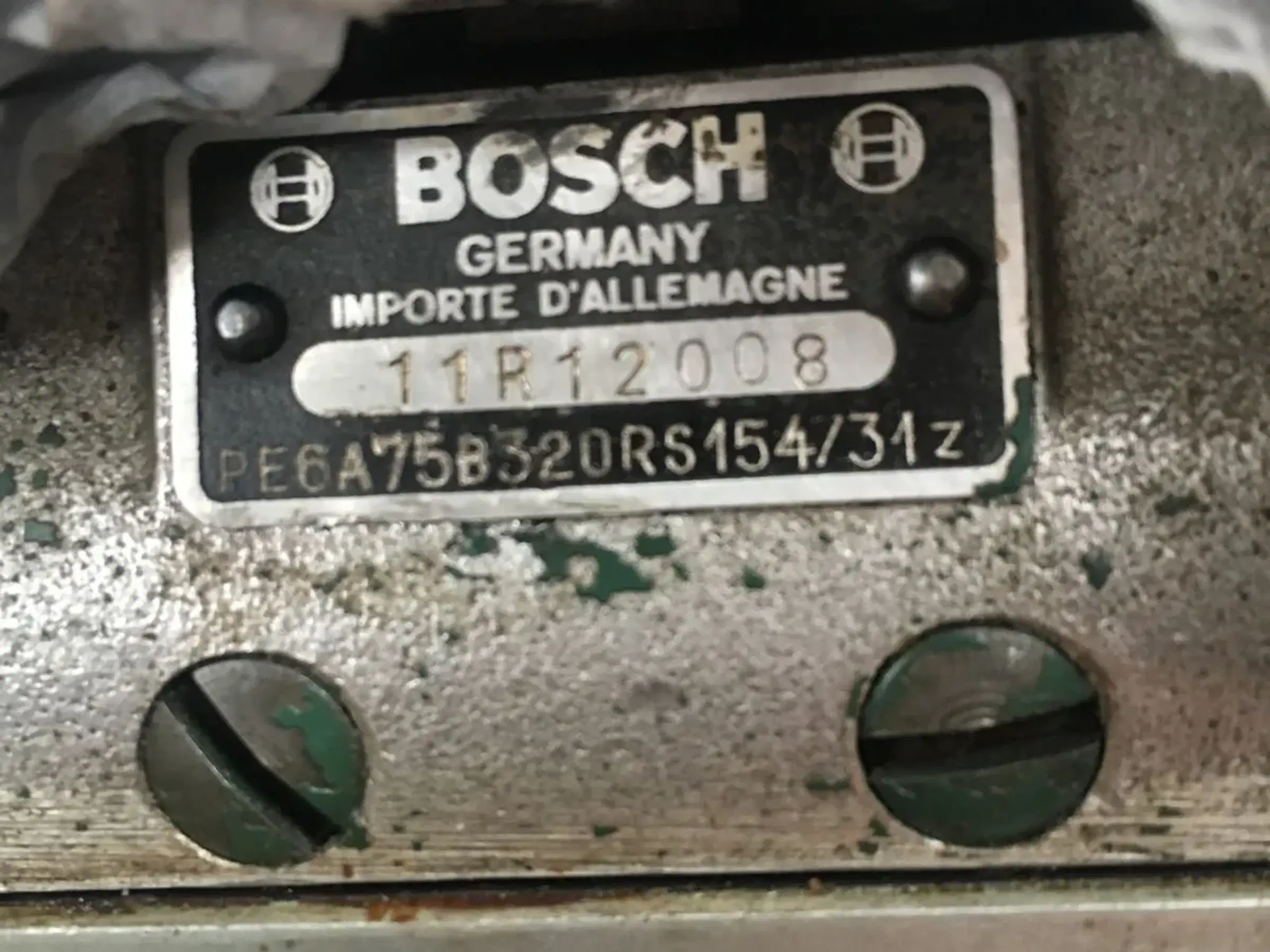 Bosch A Brændstofpumpe