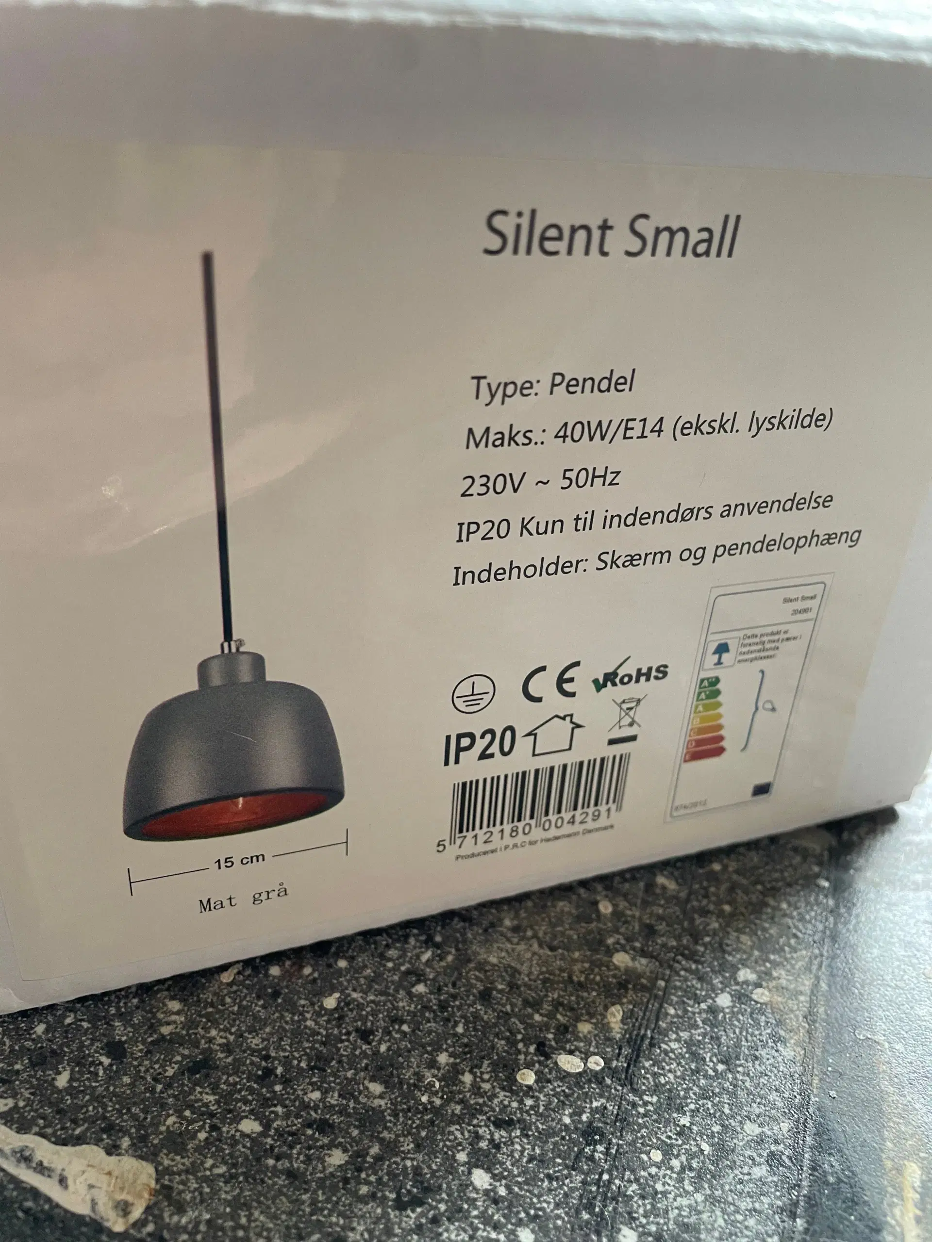 Fedloft pendel lampe