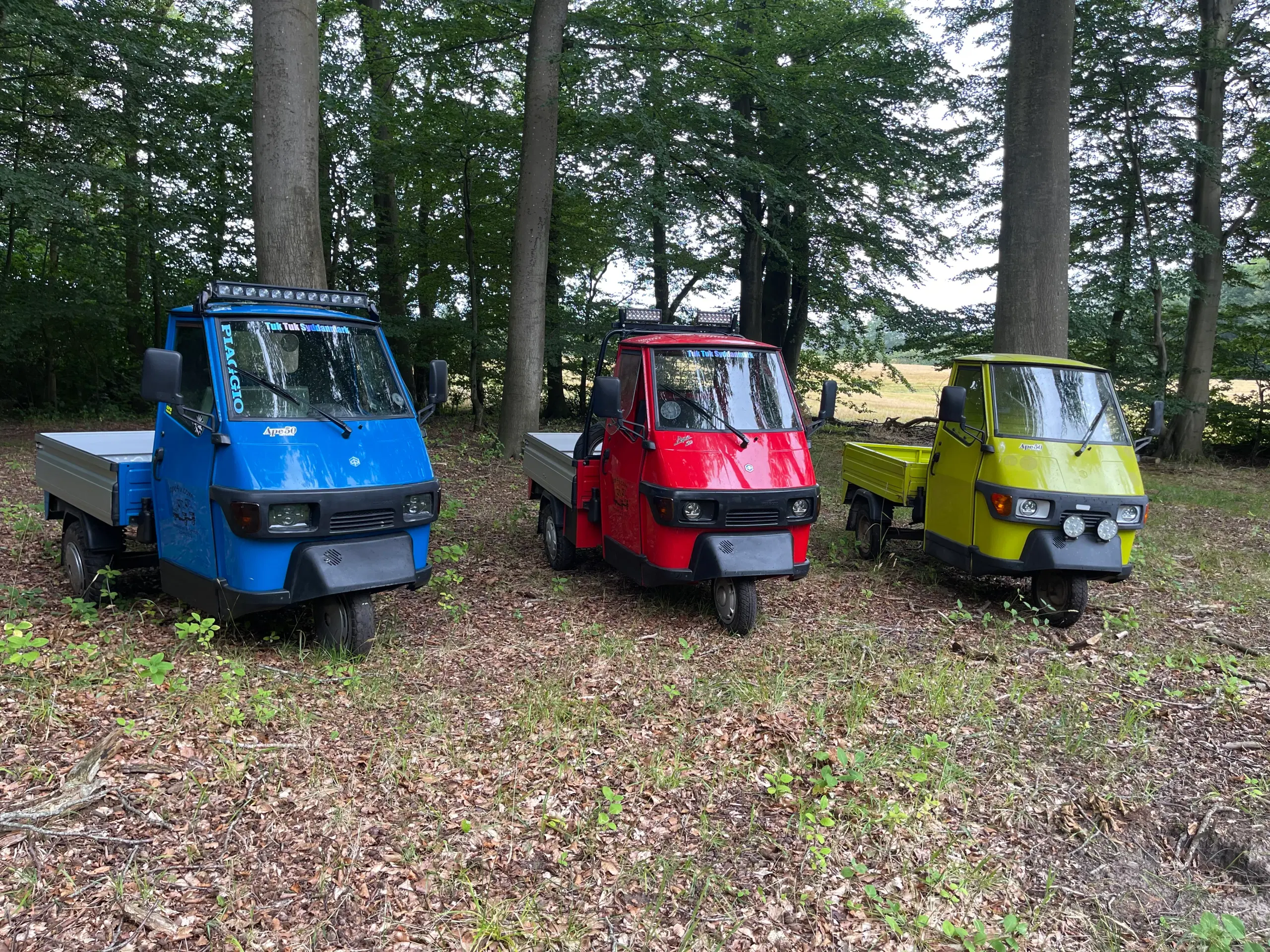 Piaggio Ape50 elektrisk håndbremse