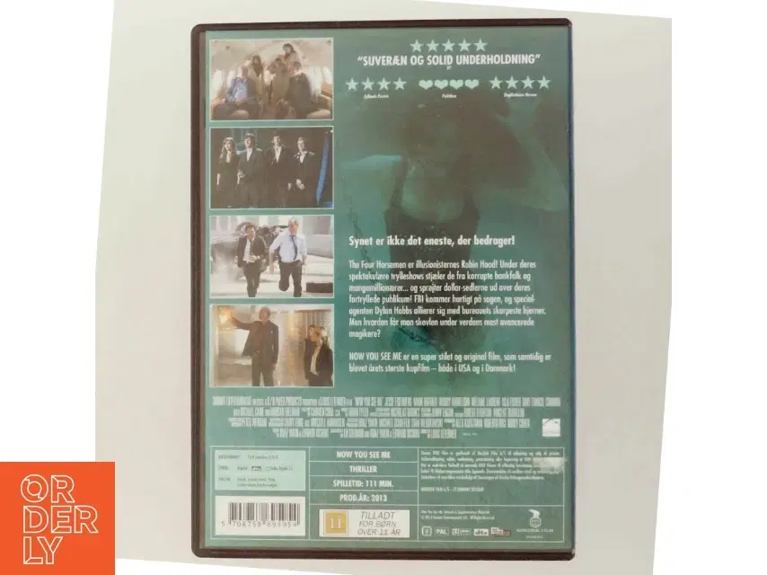 Now You See Me DVD