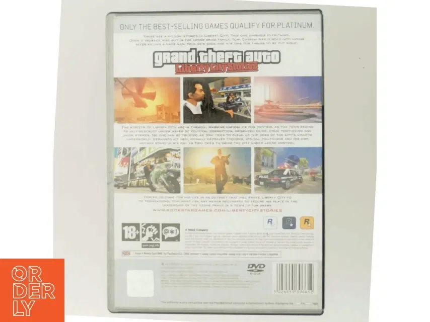 PS2 spil Grand Theft Auto: Liberty City Stories fra Rockstar Games