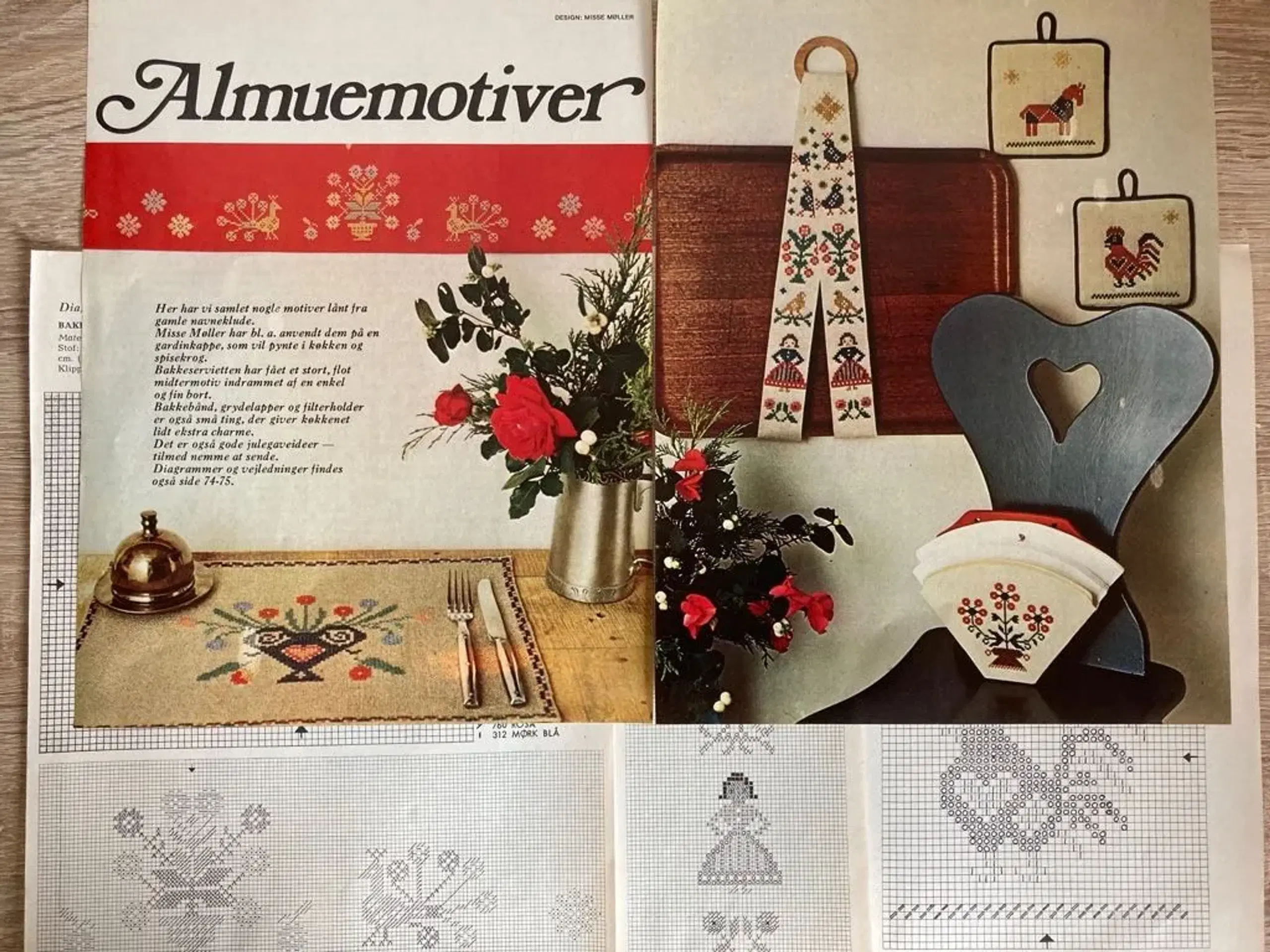 Broderimønster: Almuemotiver