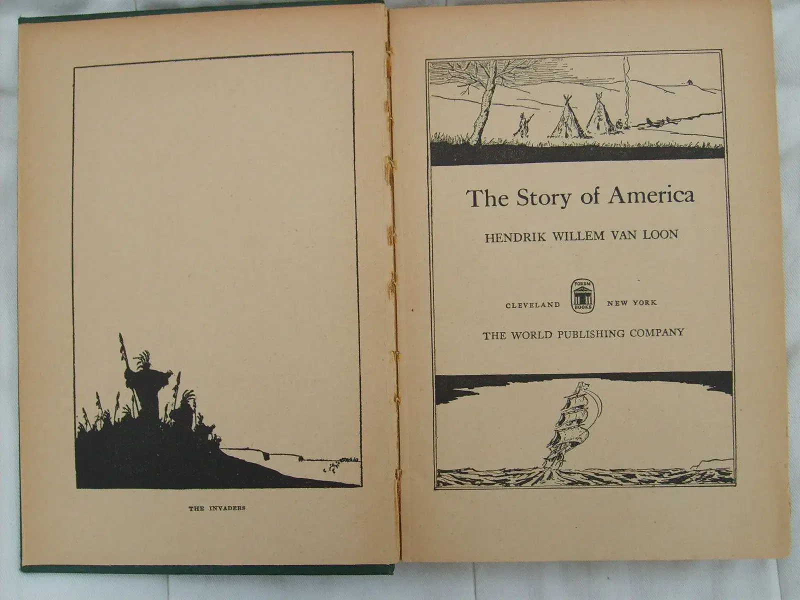 The Story of America engelsk bog