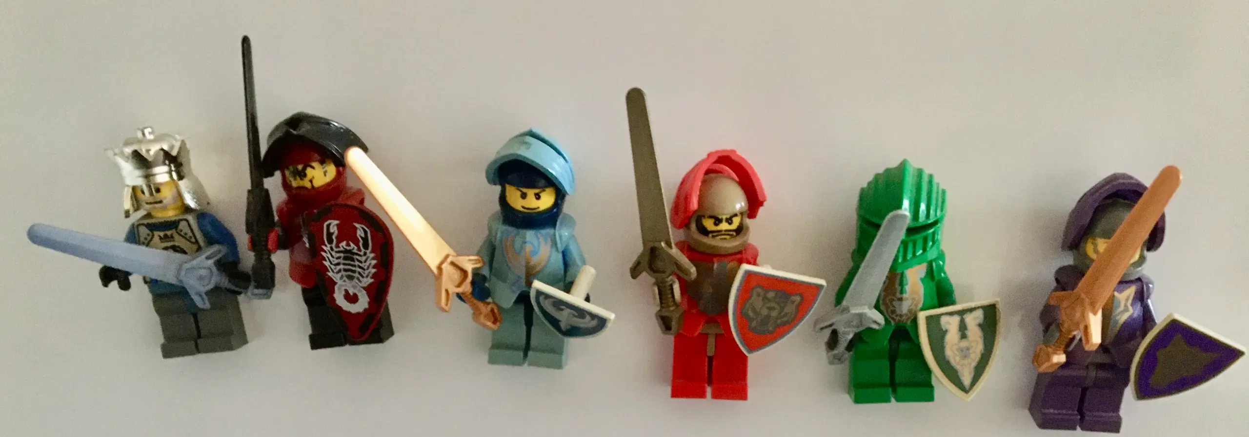 Lego Knights Kingdom magnets 6 stk