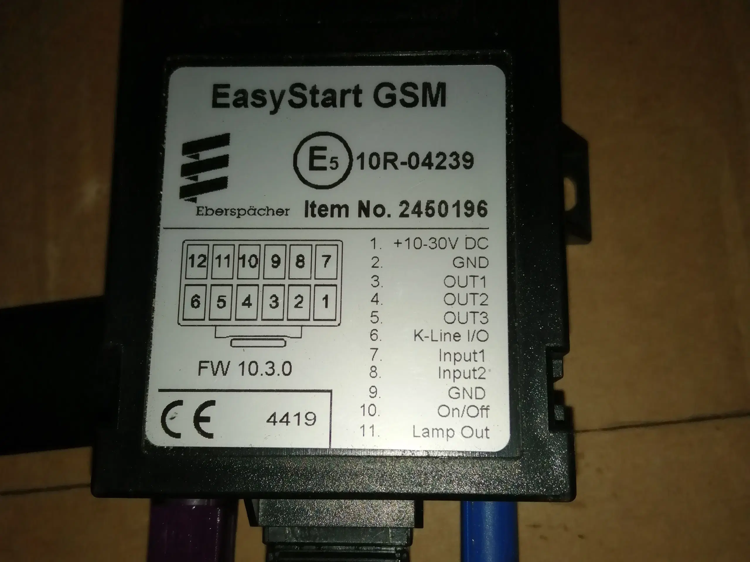 Eberspacher easystart gsm