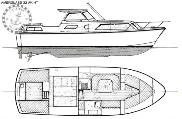 Motorbåd Amerglass 32 AK