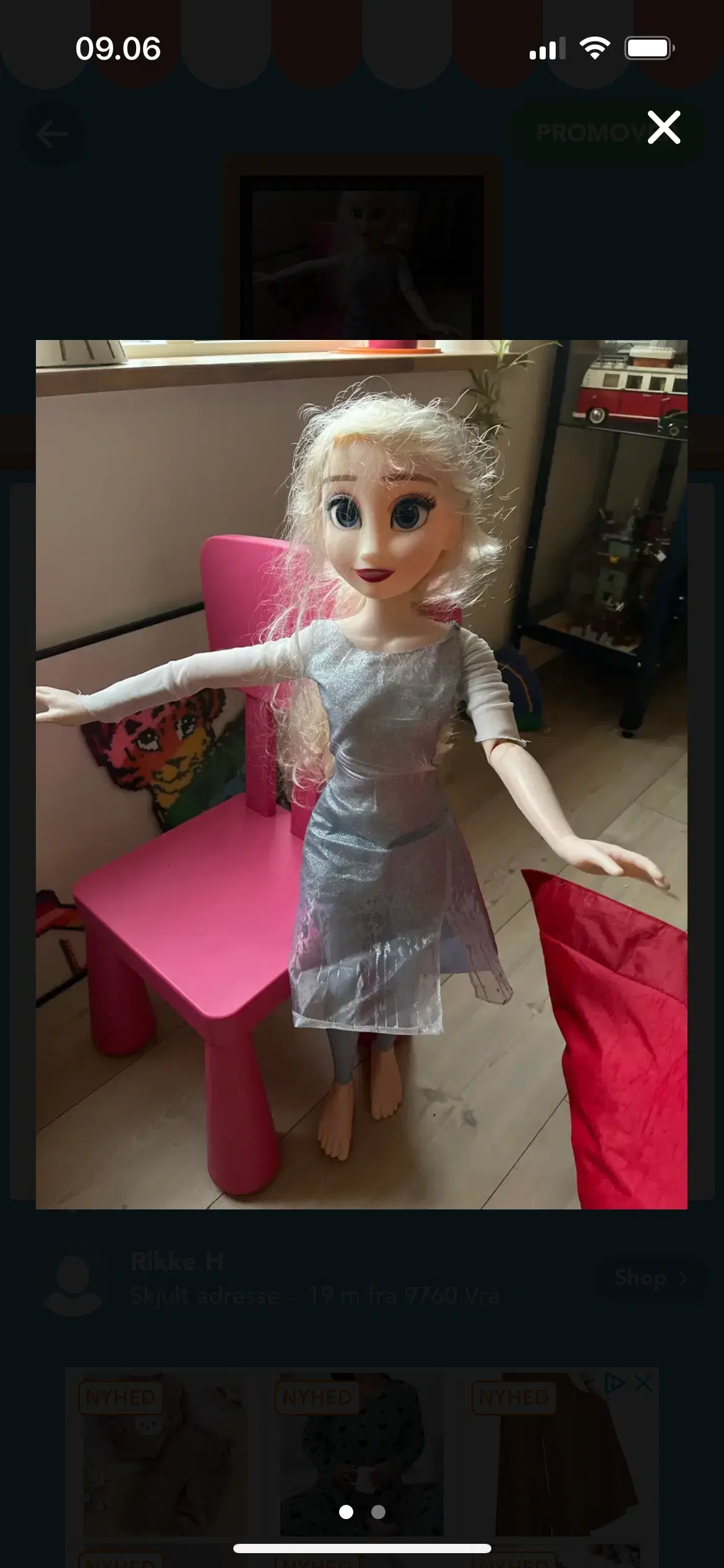 Disney Elsa dukke 81 cm