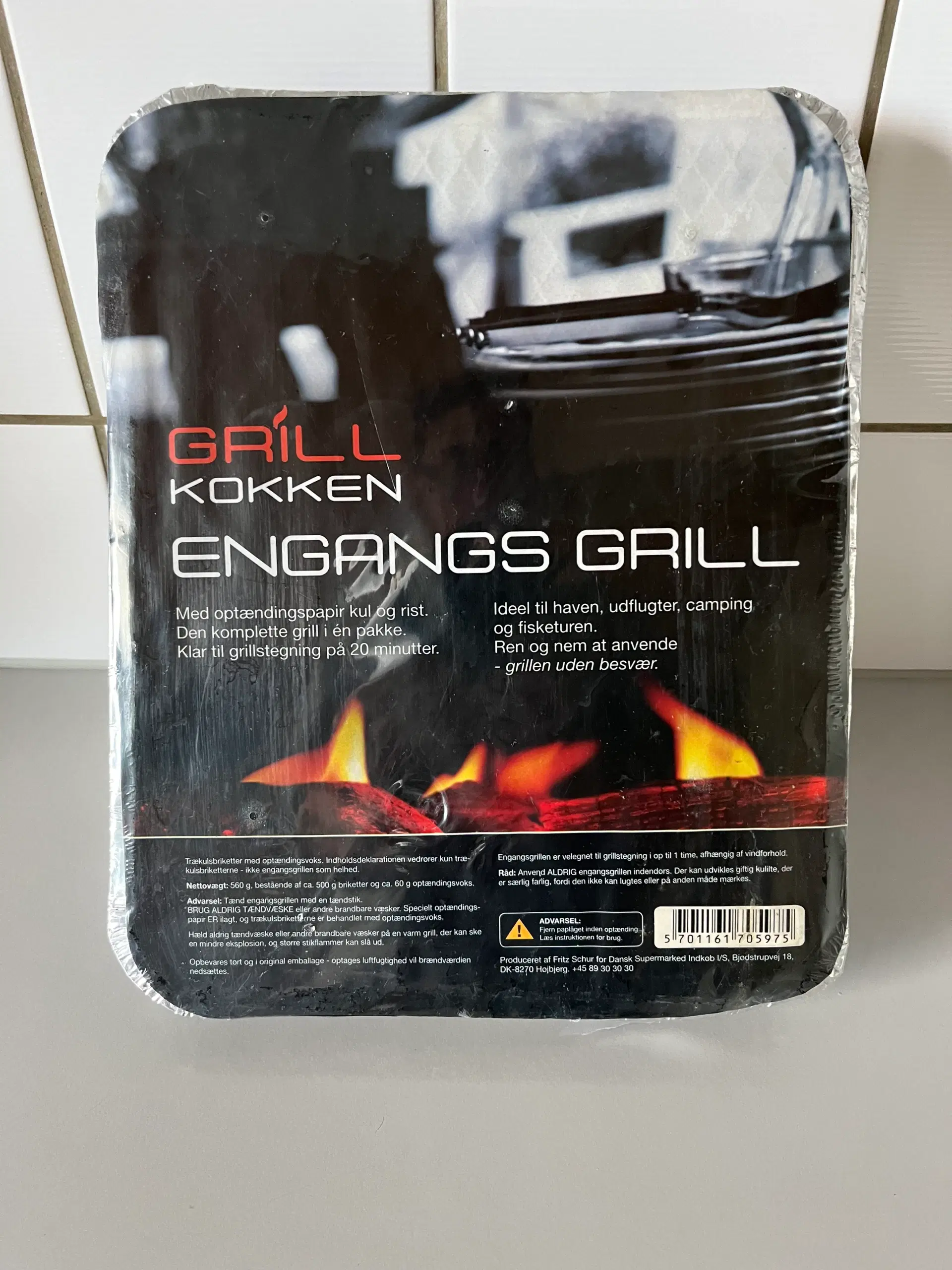 Engangsgrill 25x30 cm