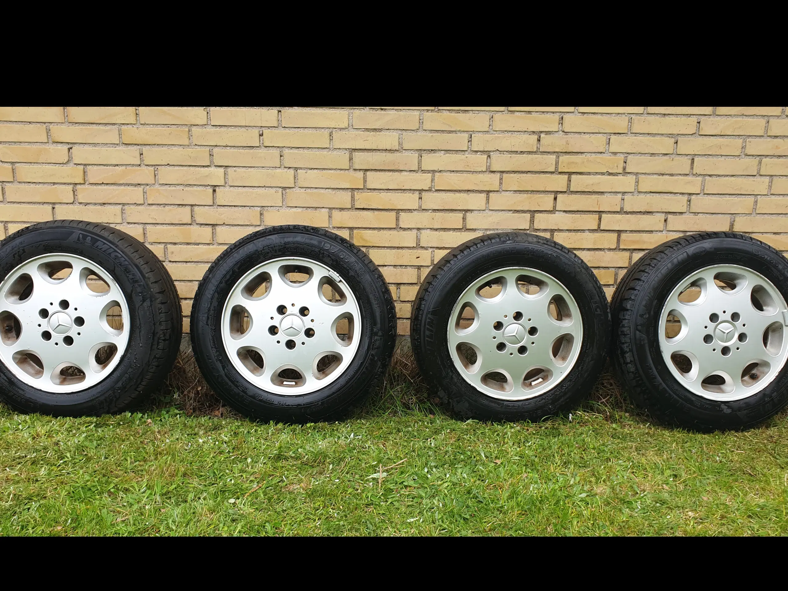 Alufælge15" Michelin til Mercedes(195 65 R 15 91H)