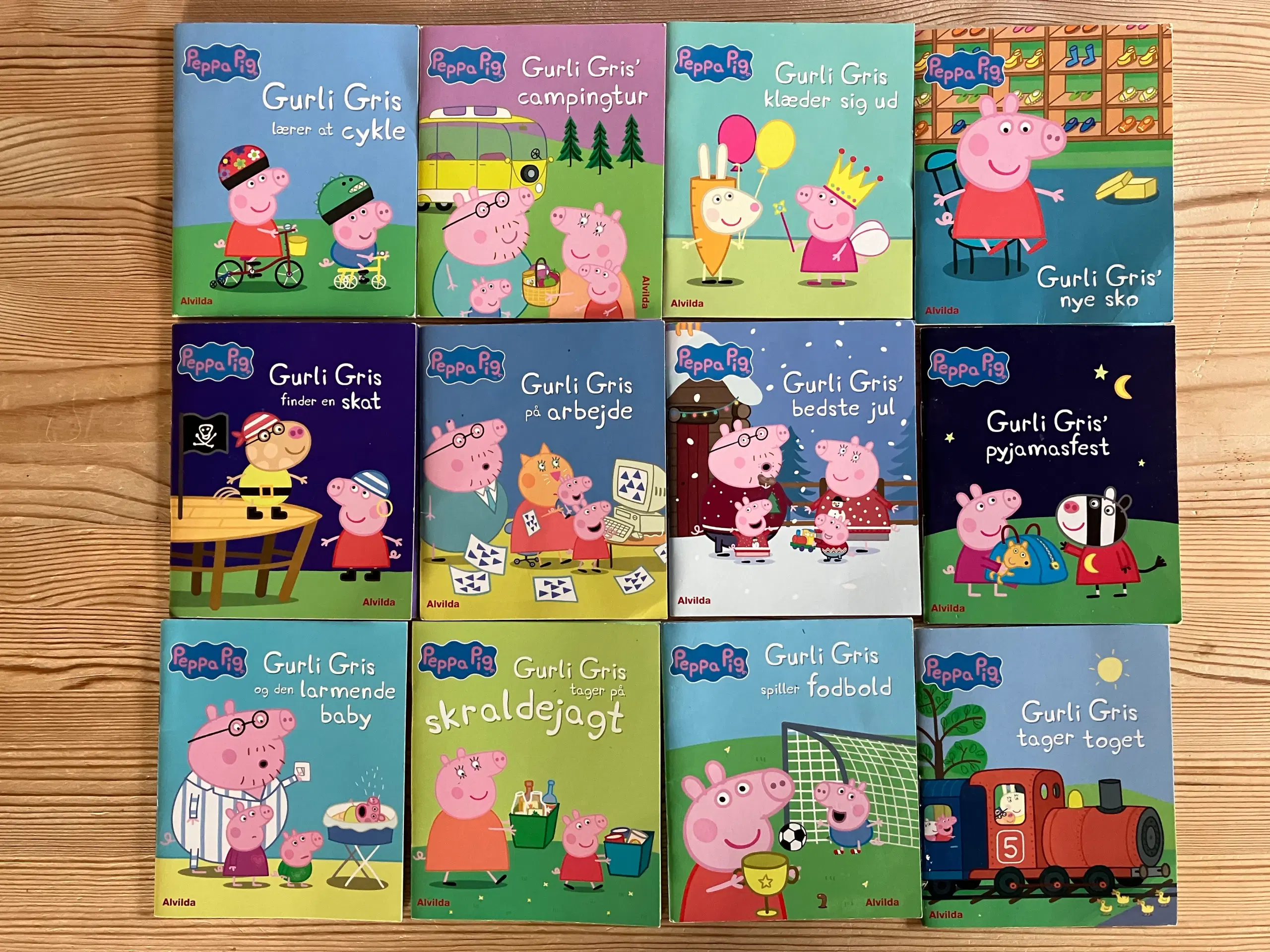 12 Gurli Gris bøger Peppa Pig