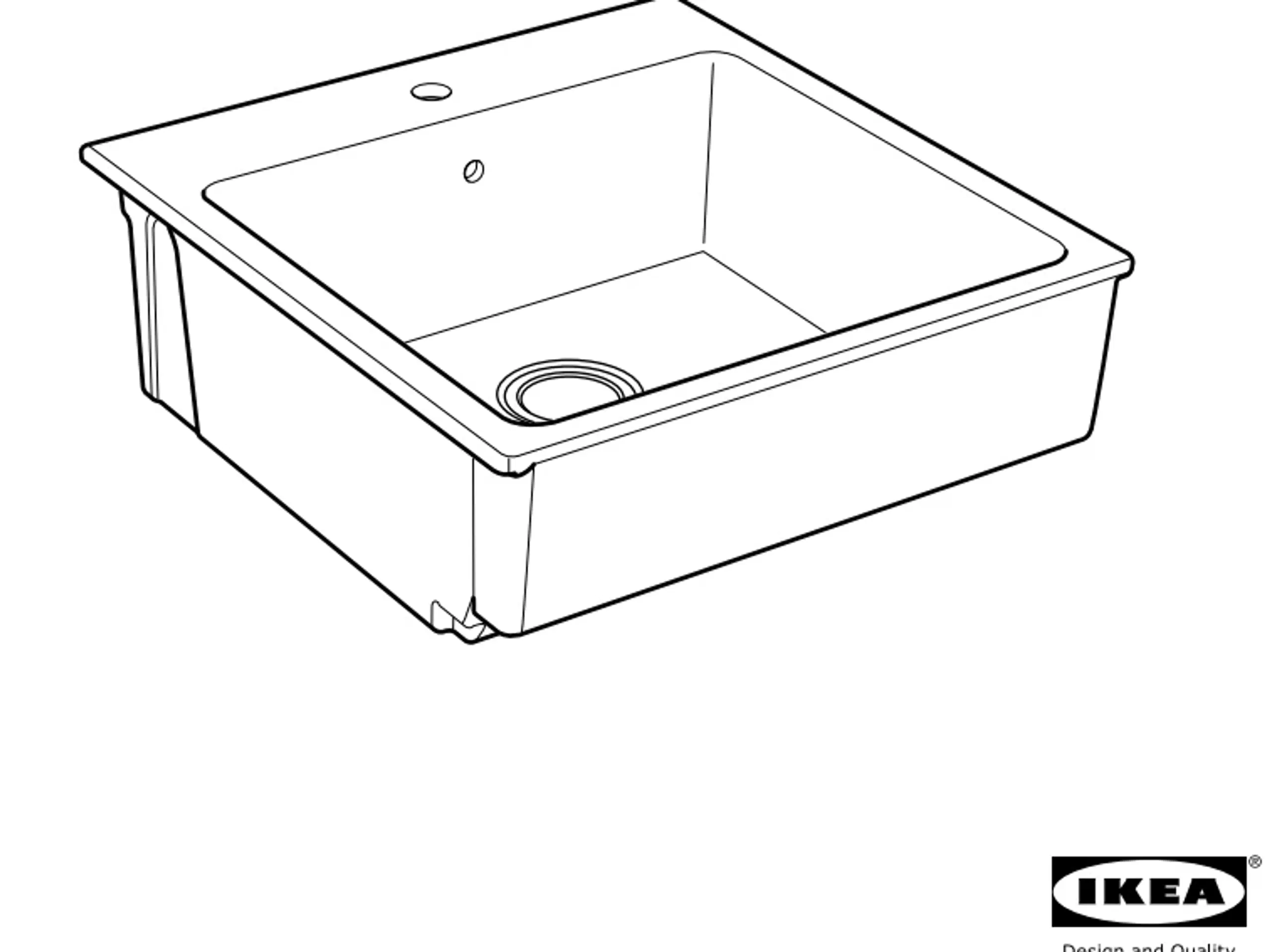 Ikea Domsjö køkkenvask søges