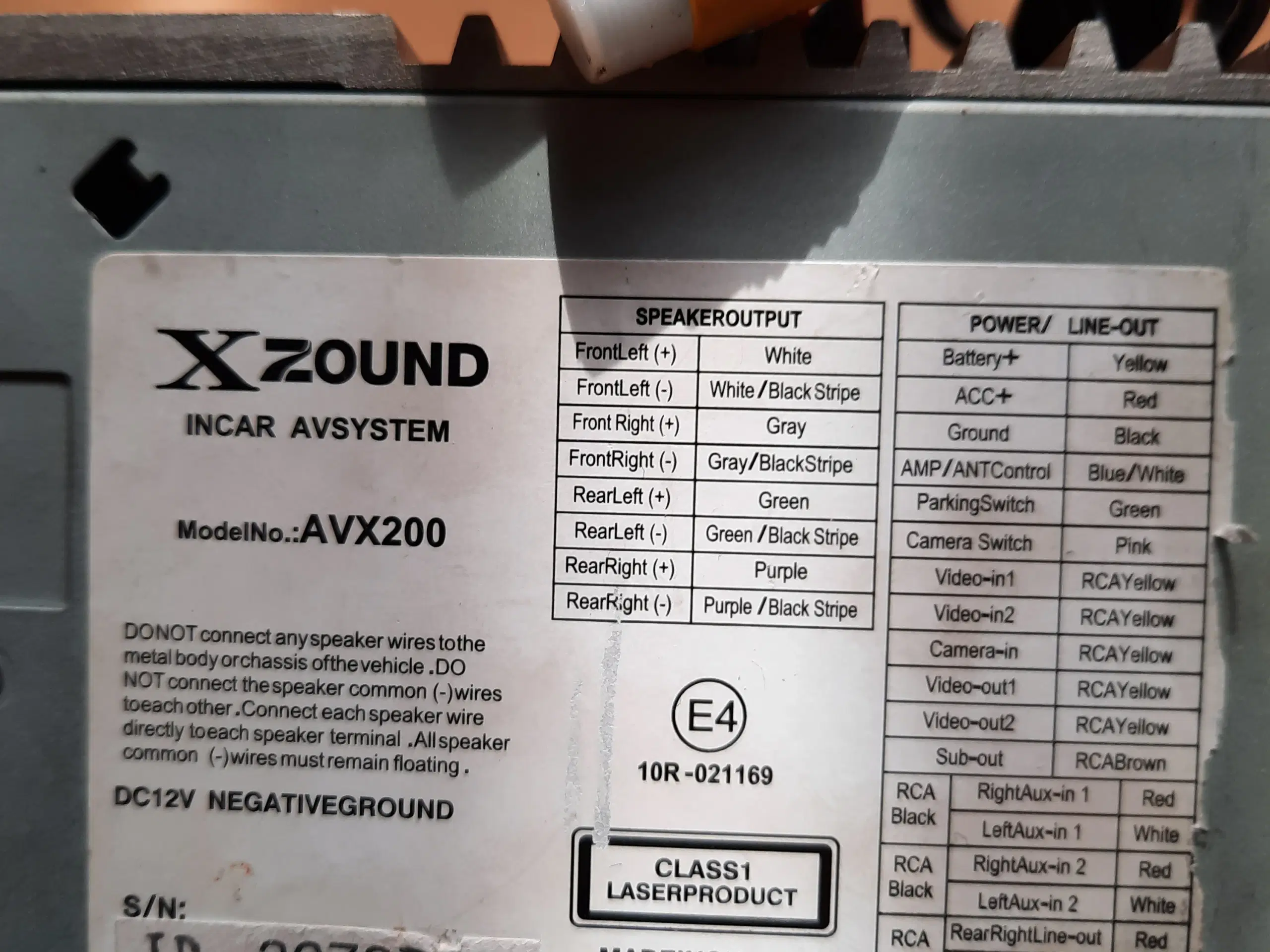 Auto radio xzound