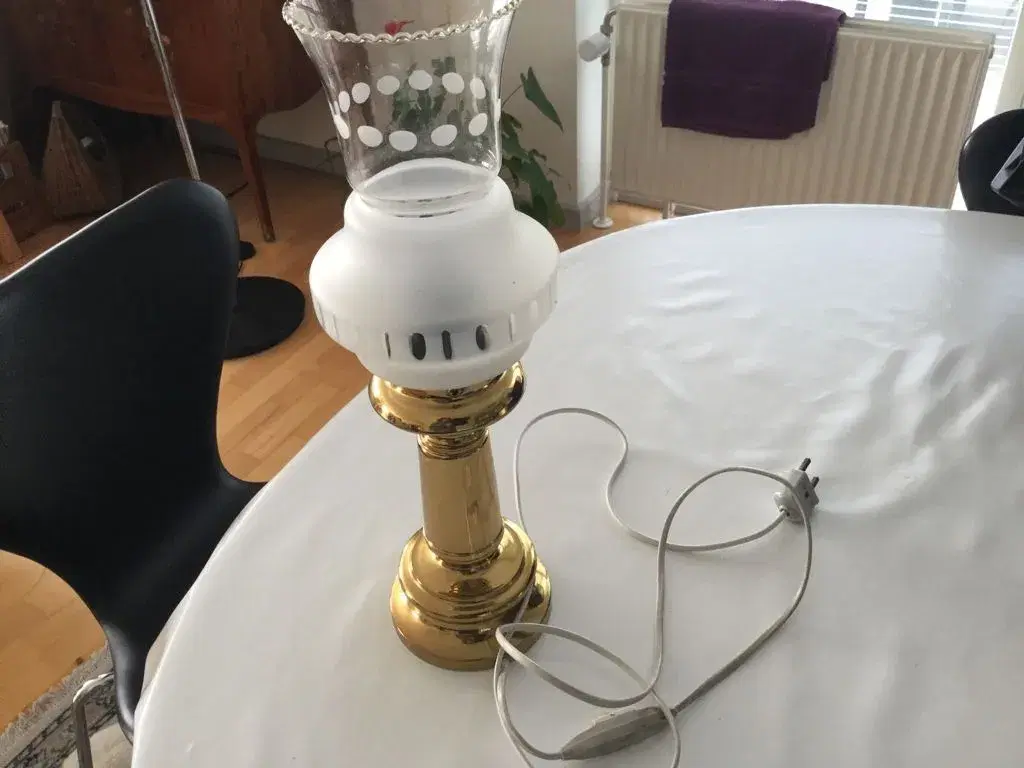 Messing bordlampe