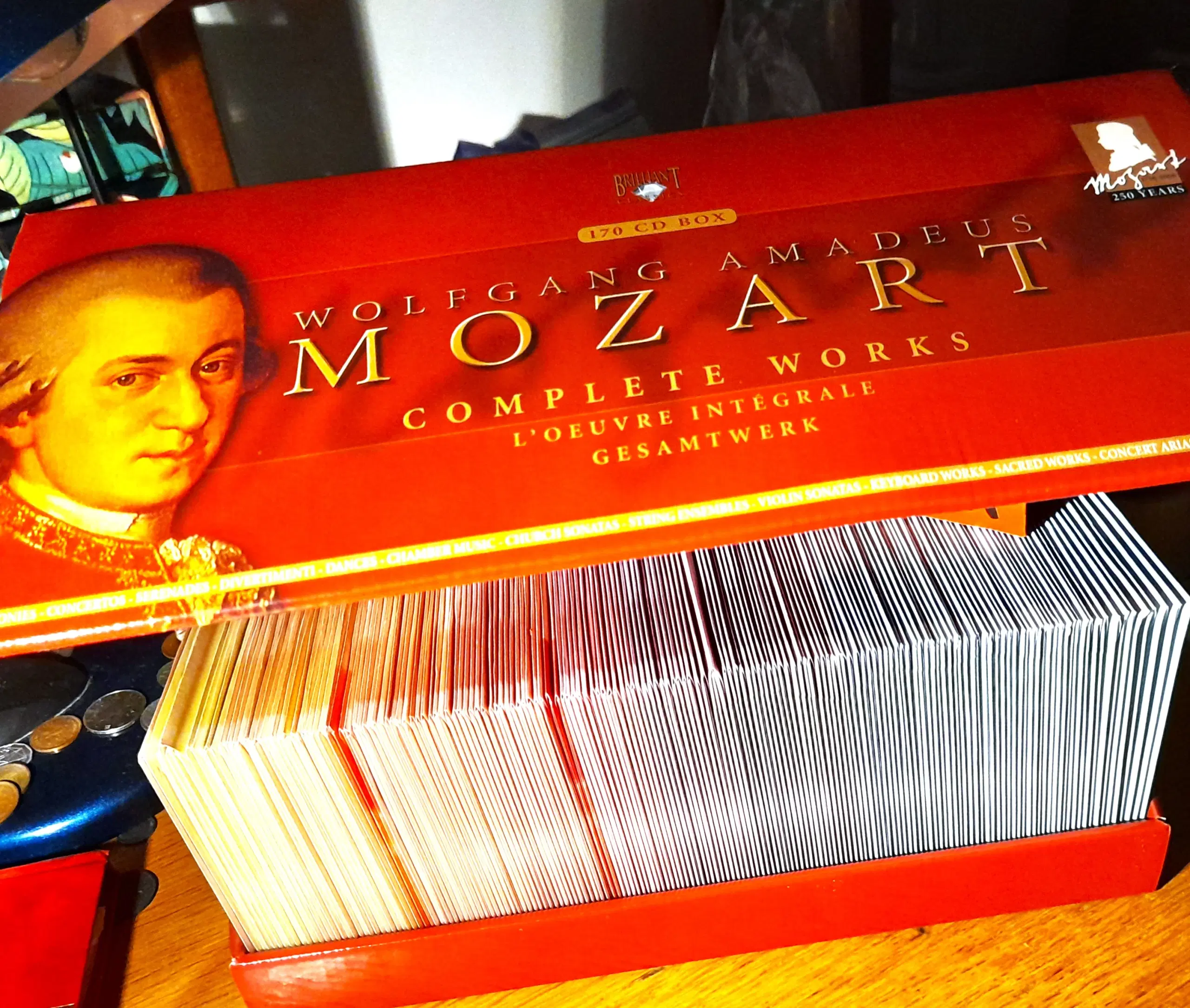 WOLFGANG AMADEUS MOZART COMPLETE WORKS 170! CD BOX