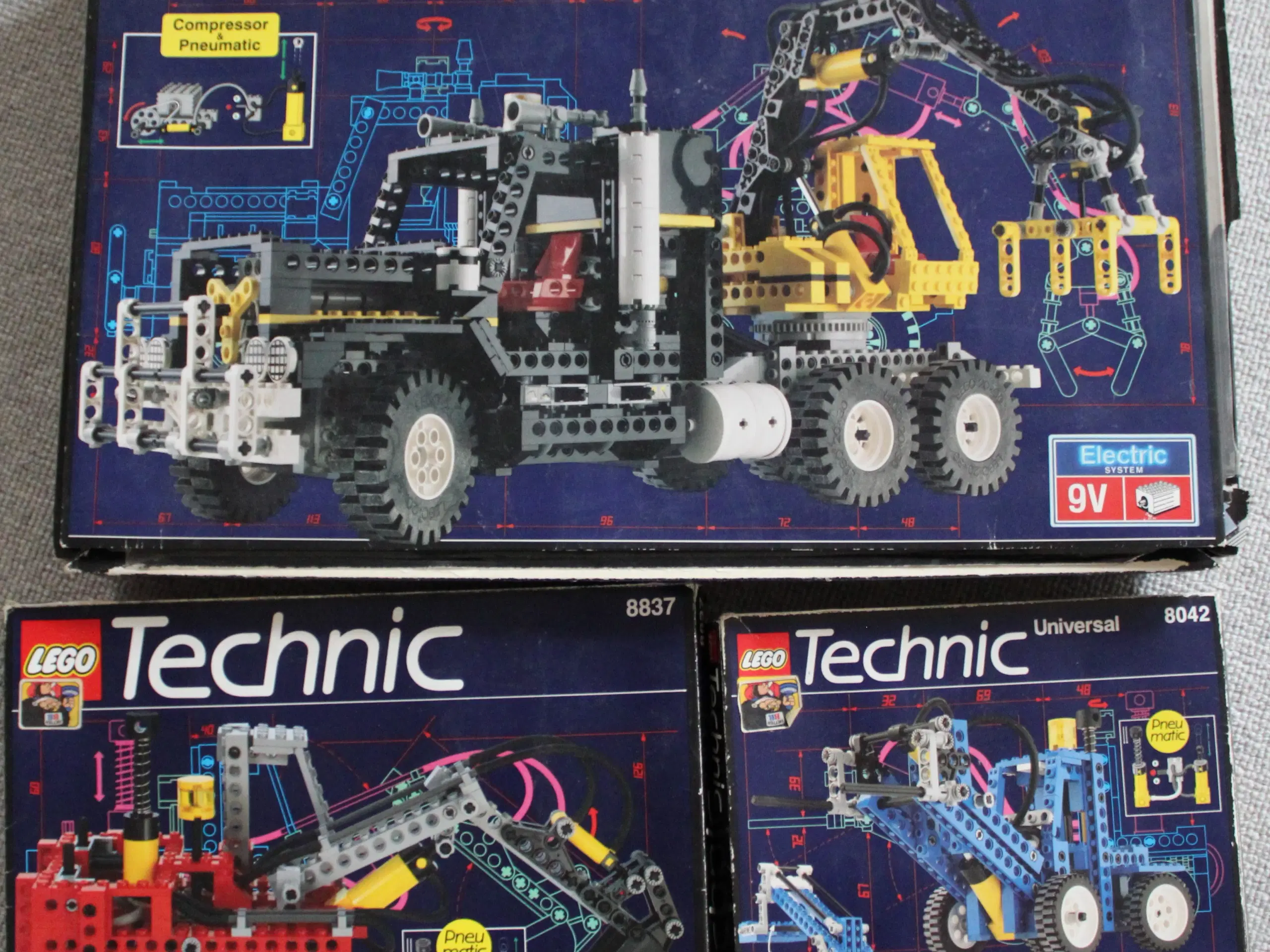 3 stk. LEGO Technic byggesæt