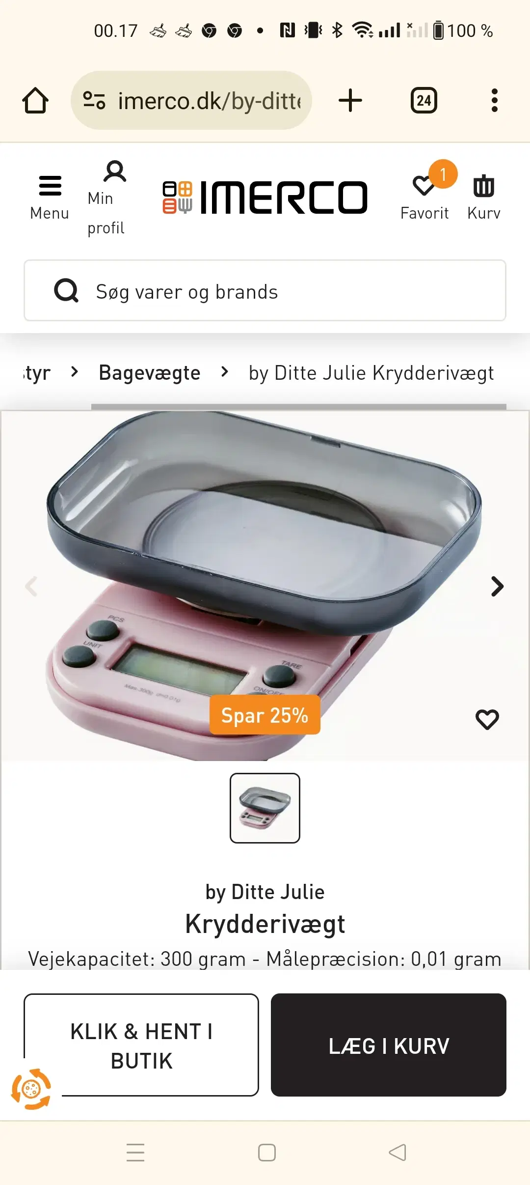 Ditte Julie krydderivægt