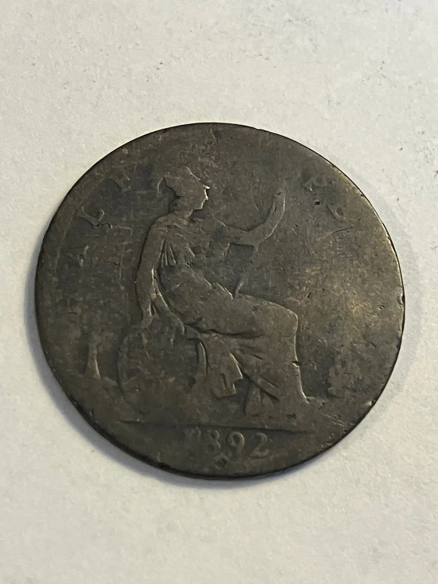 Half Penny 1892 England