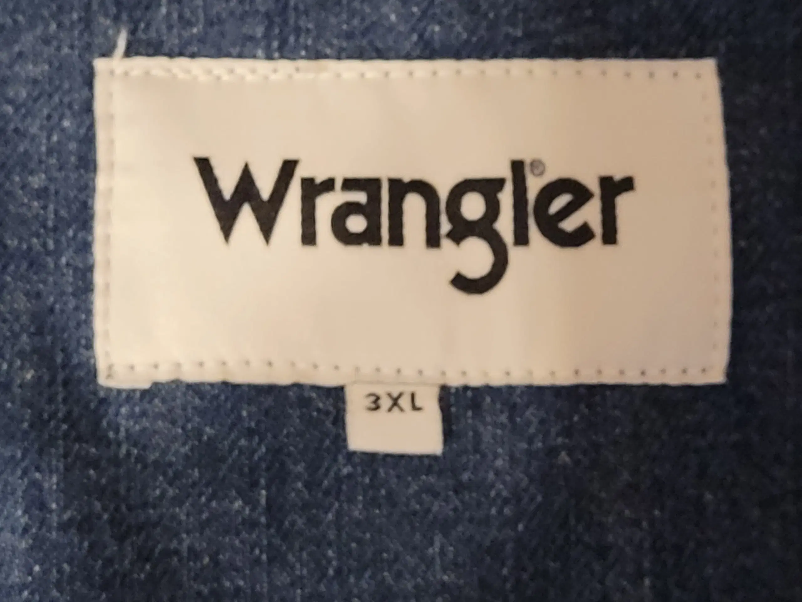 Wrangler denimjakke i mid stone