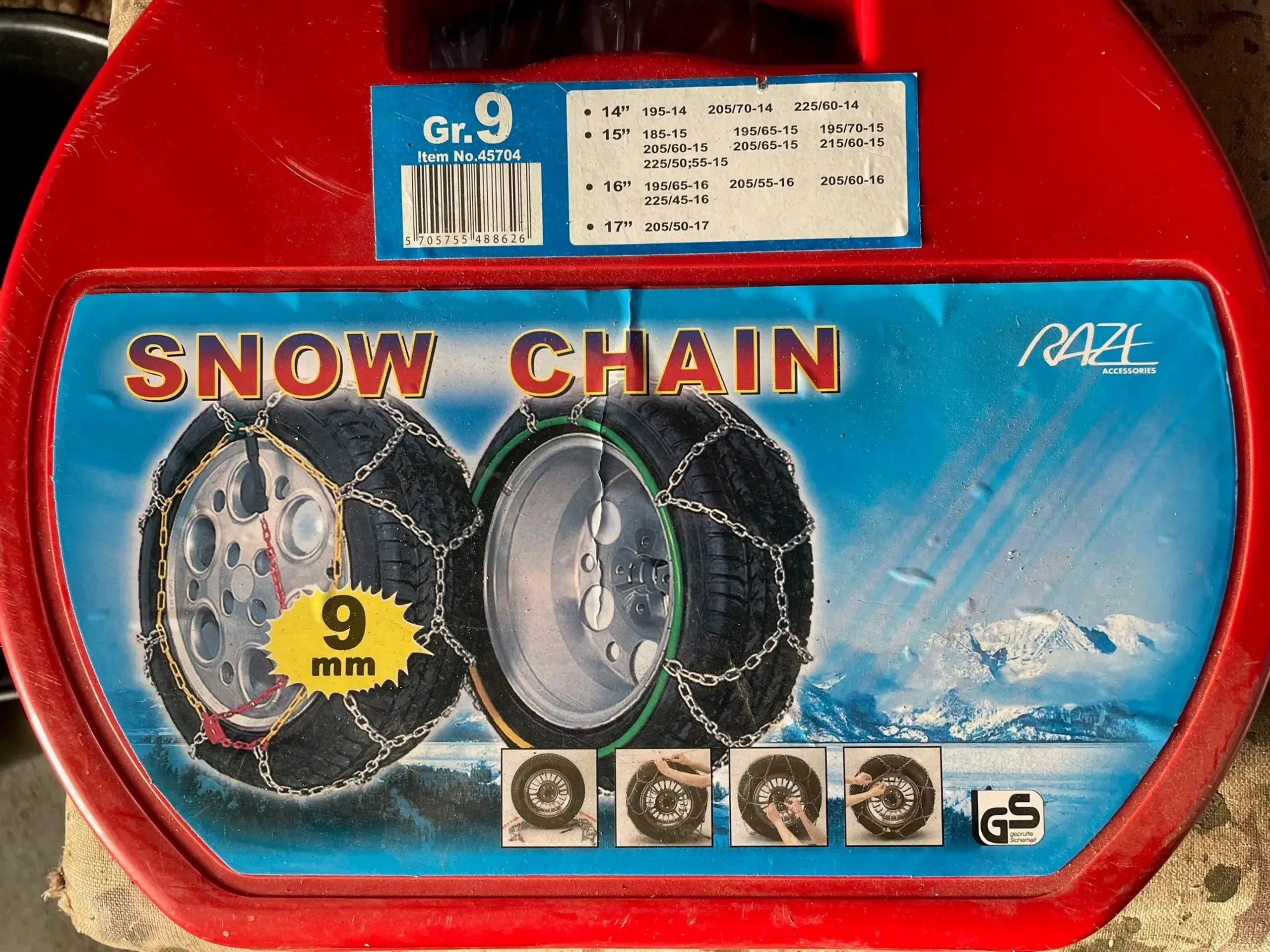 Snekæder af mærket Snow Chain gr 9