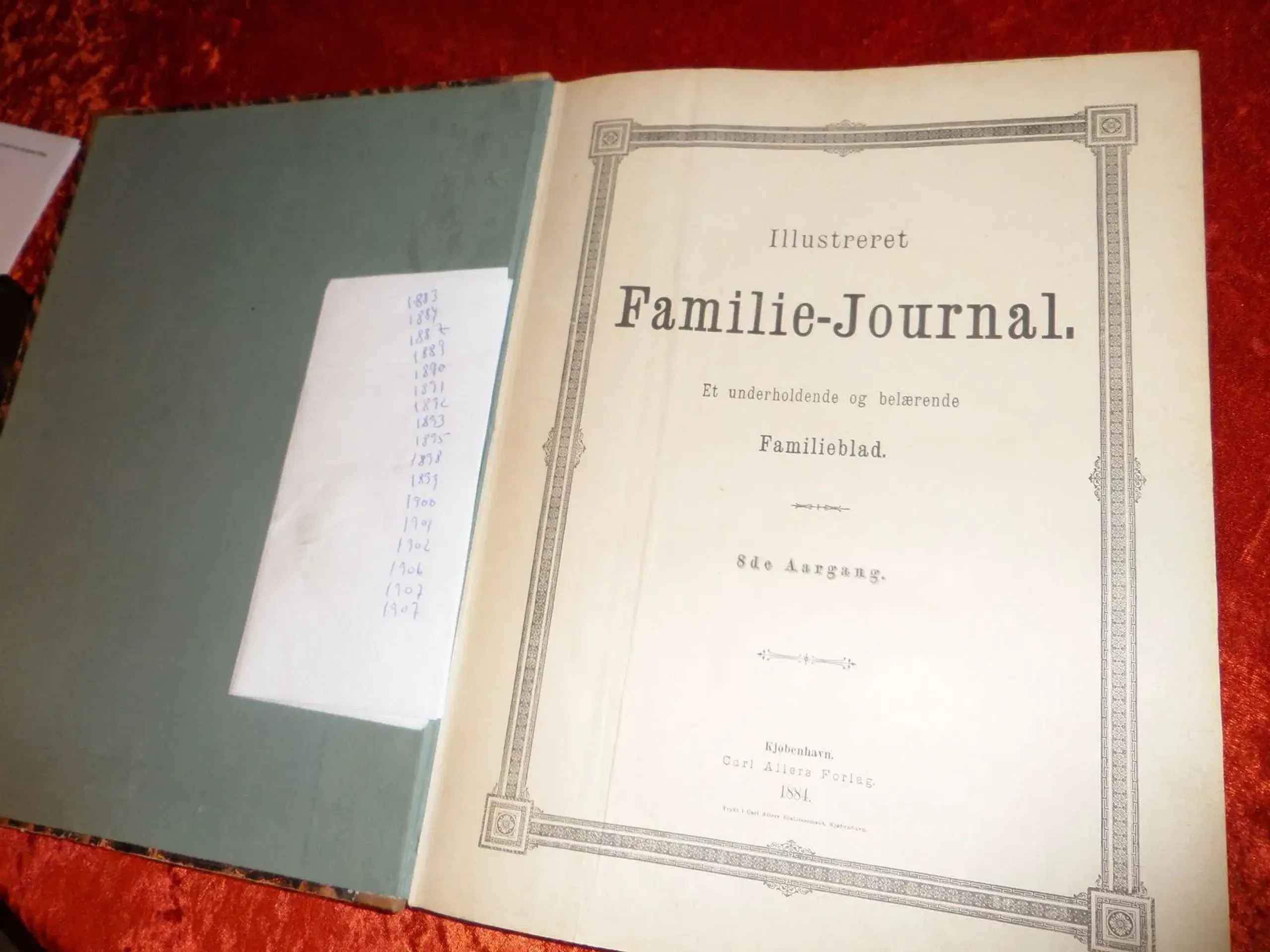 Indbundet Familie Journal årgang 1895/1910