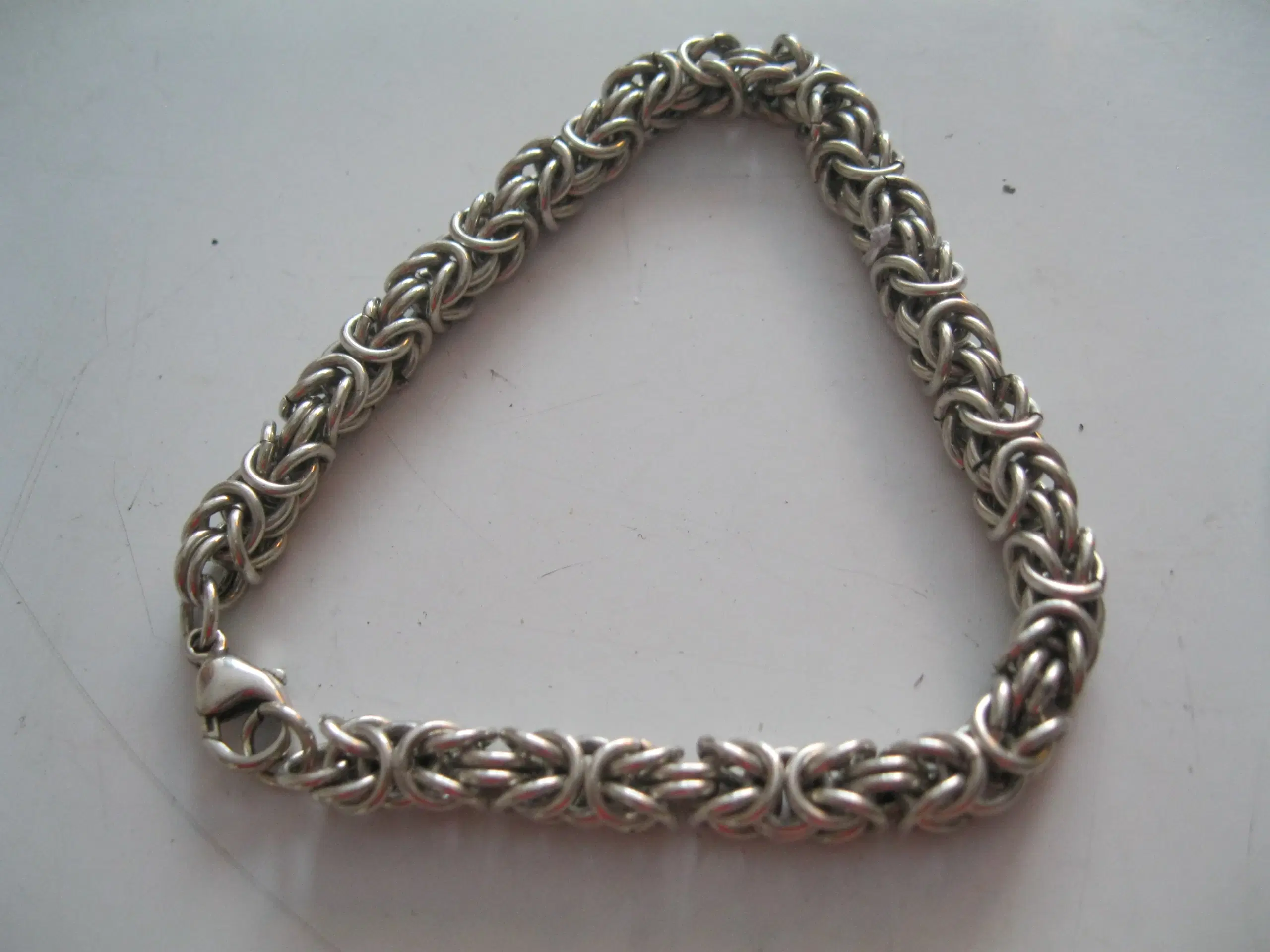 armbånd sterling sølv 19 cm