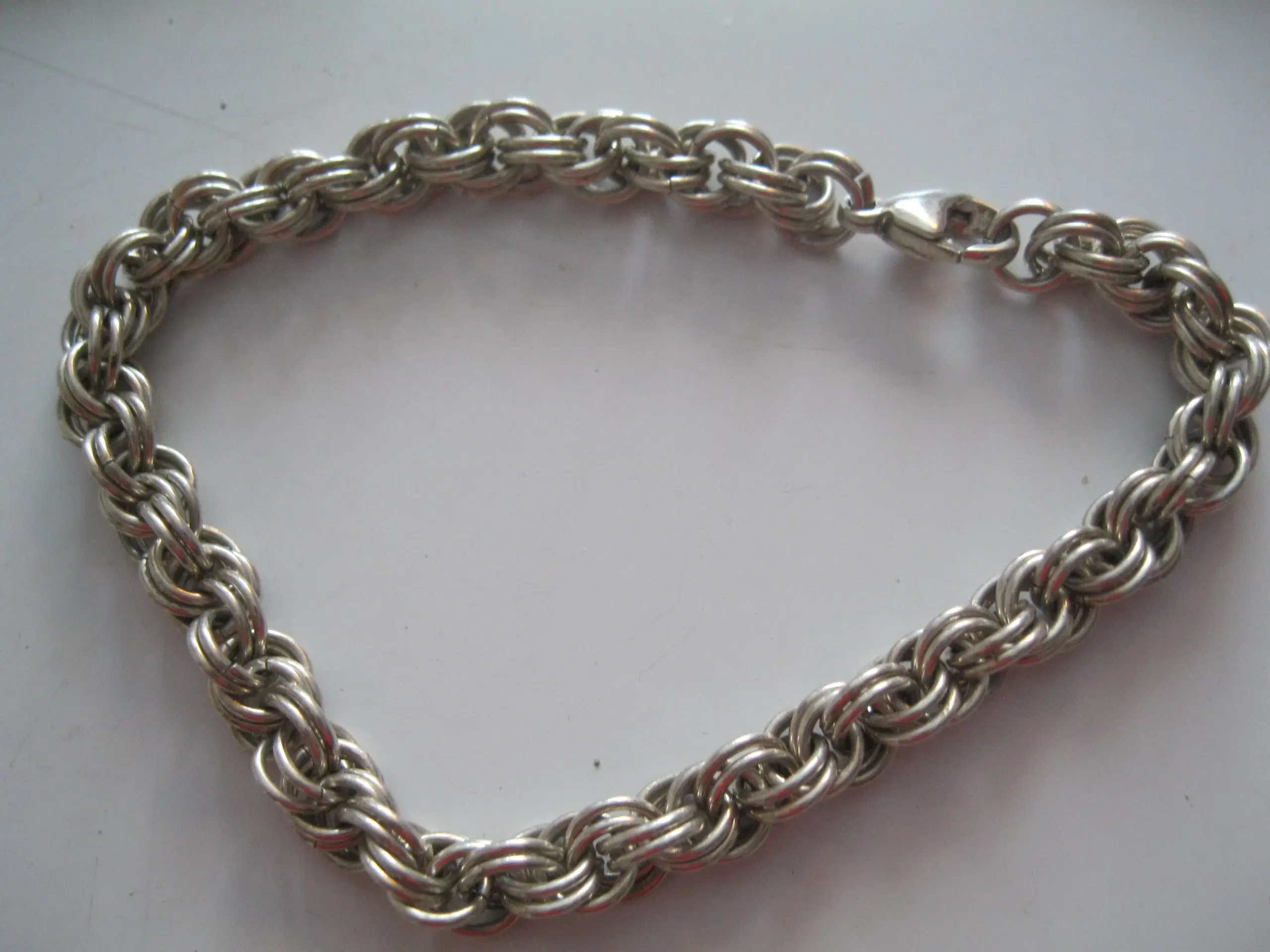 armbånd sterling sølv 19 cm