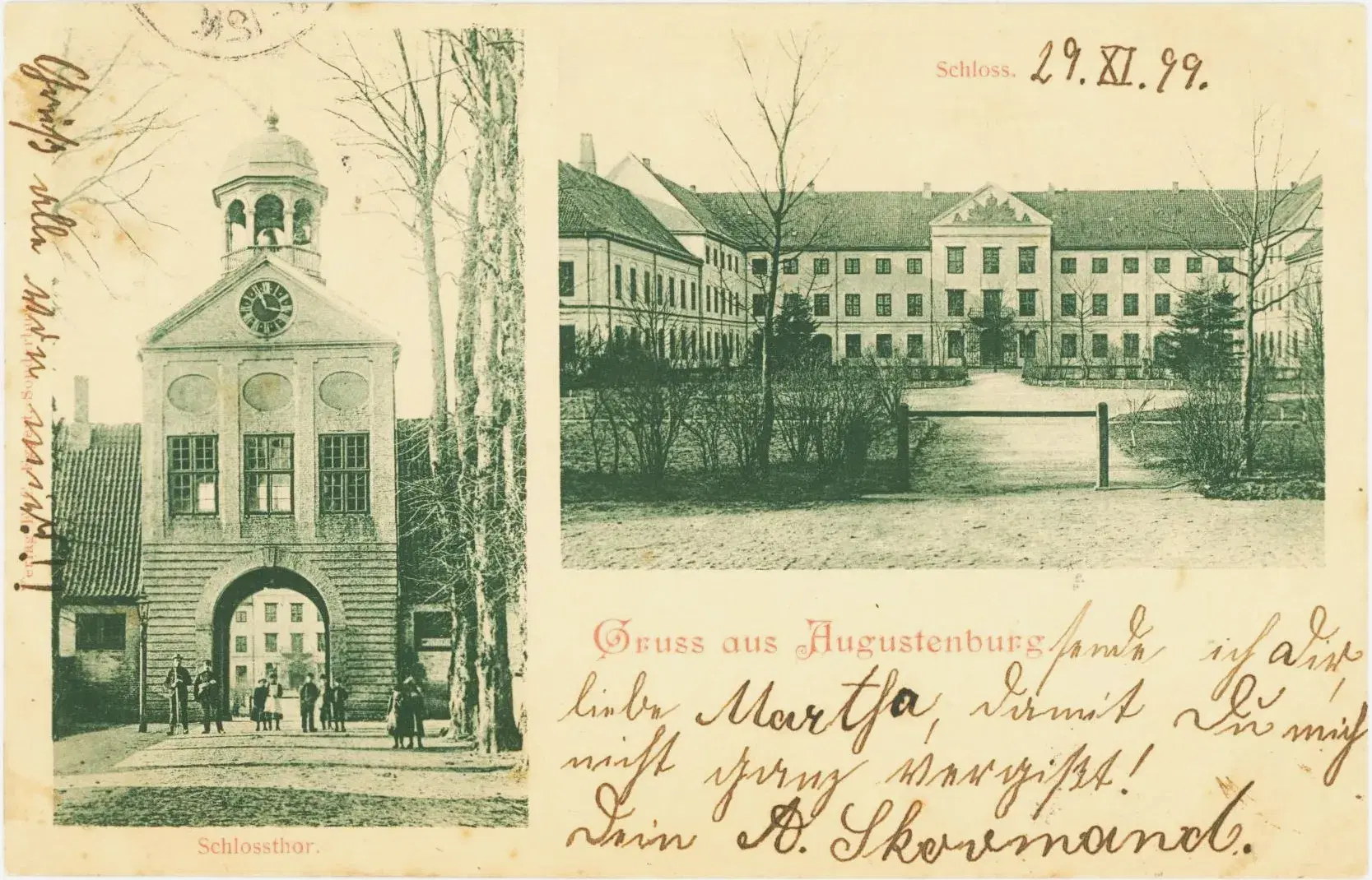 Gruss aus Augustenburg1899