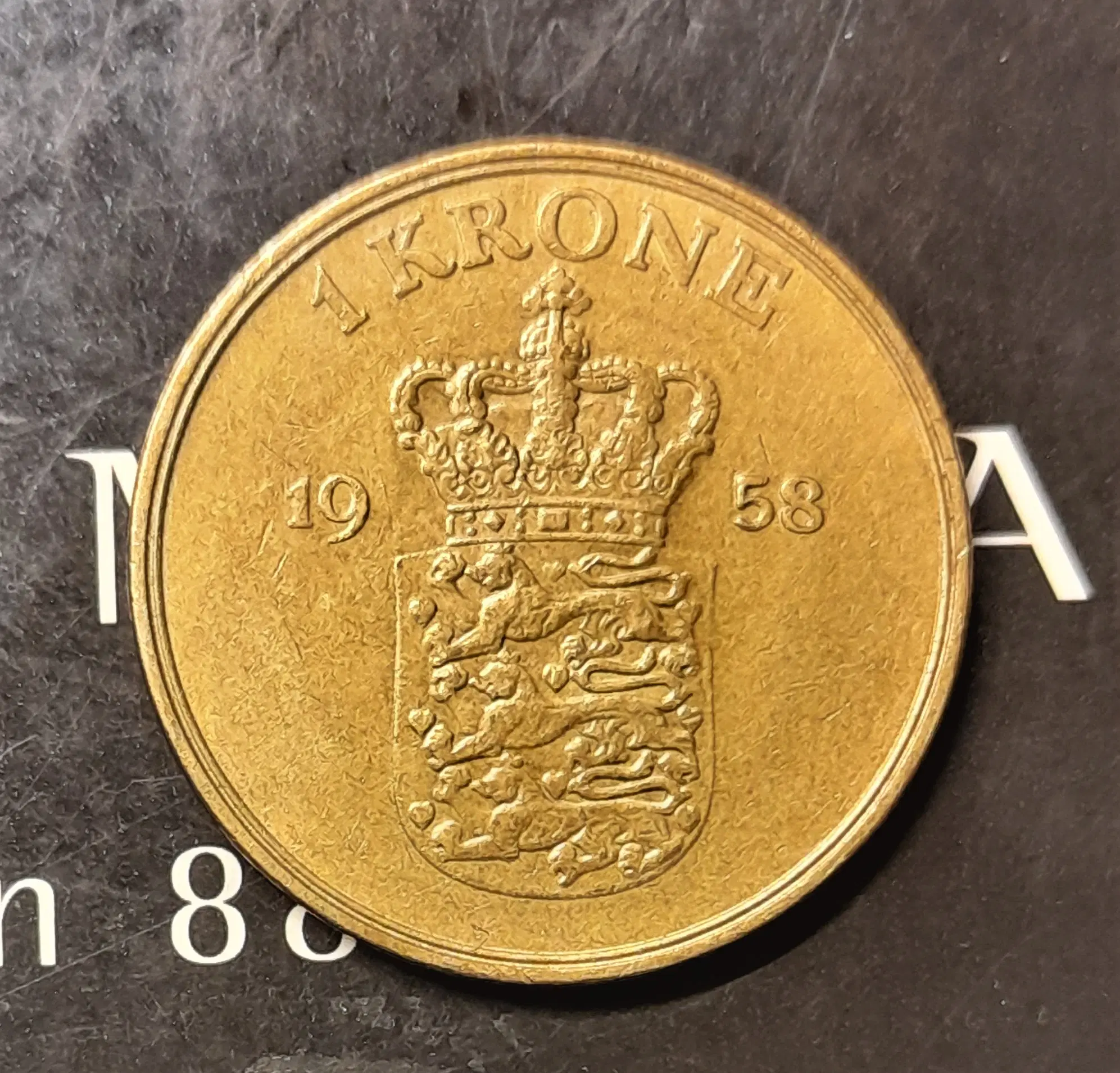 1 KRONE 1958 FREDERIK IX