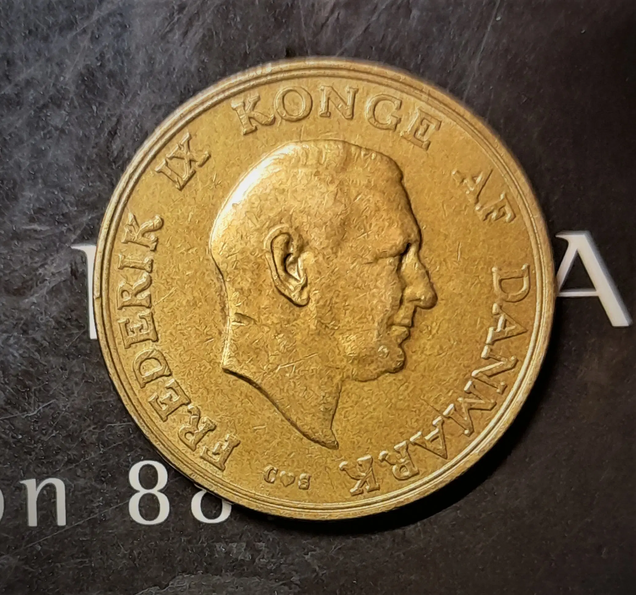 1 KRONE 1958 FREDERIK IX