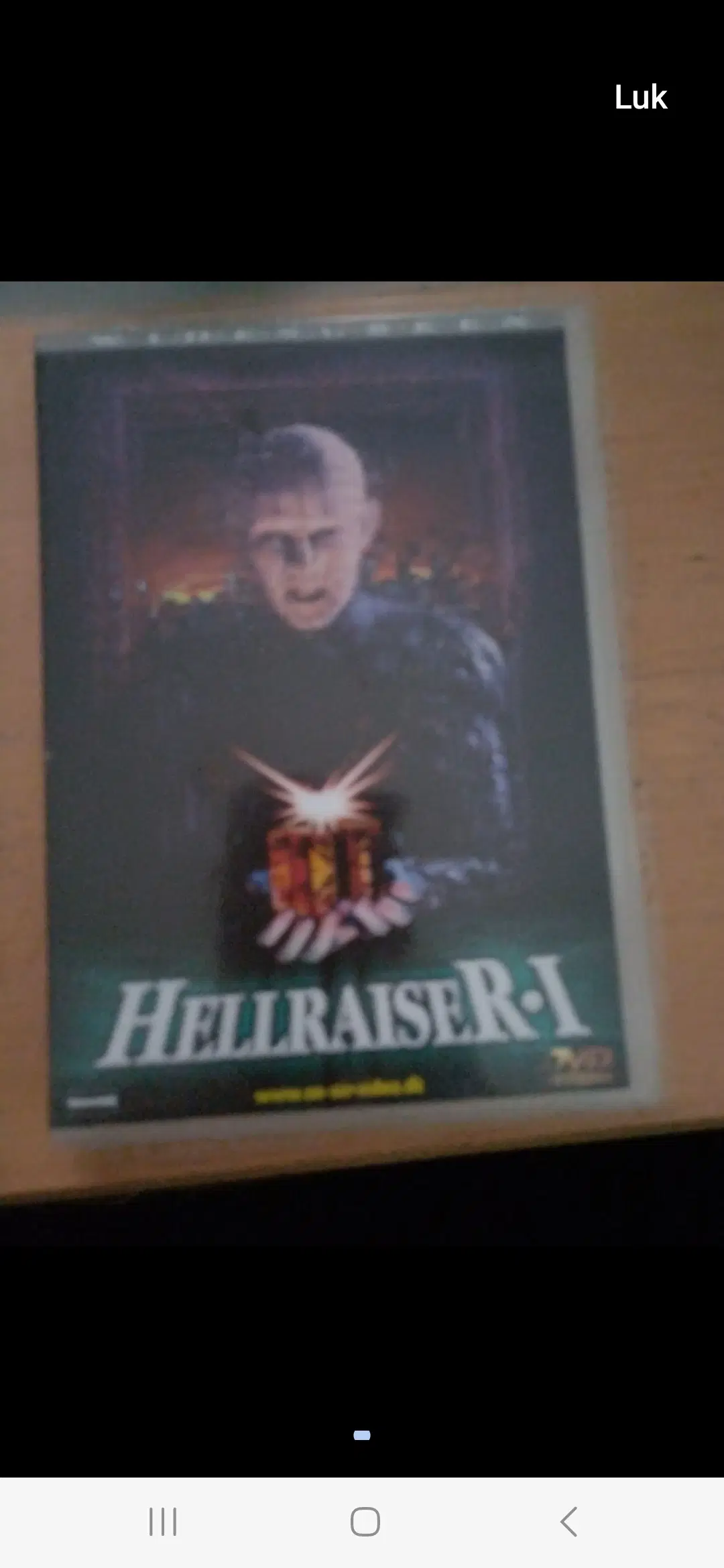 HellraiseR'I dvd