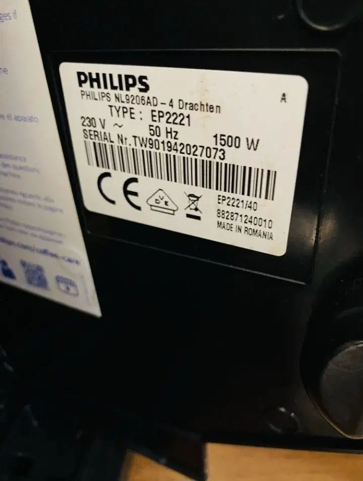 Philips EP2221 Kaffemaskine