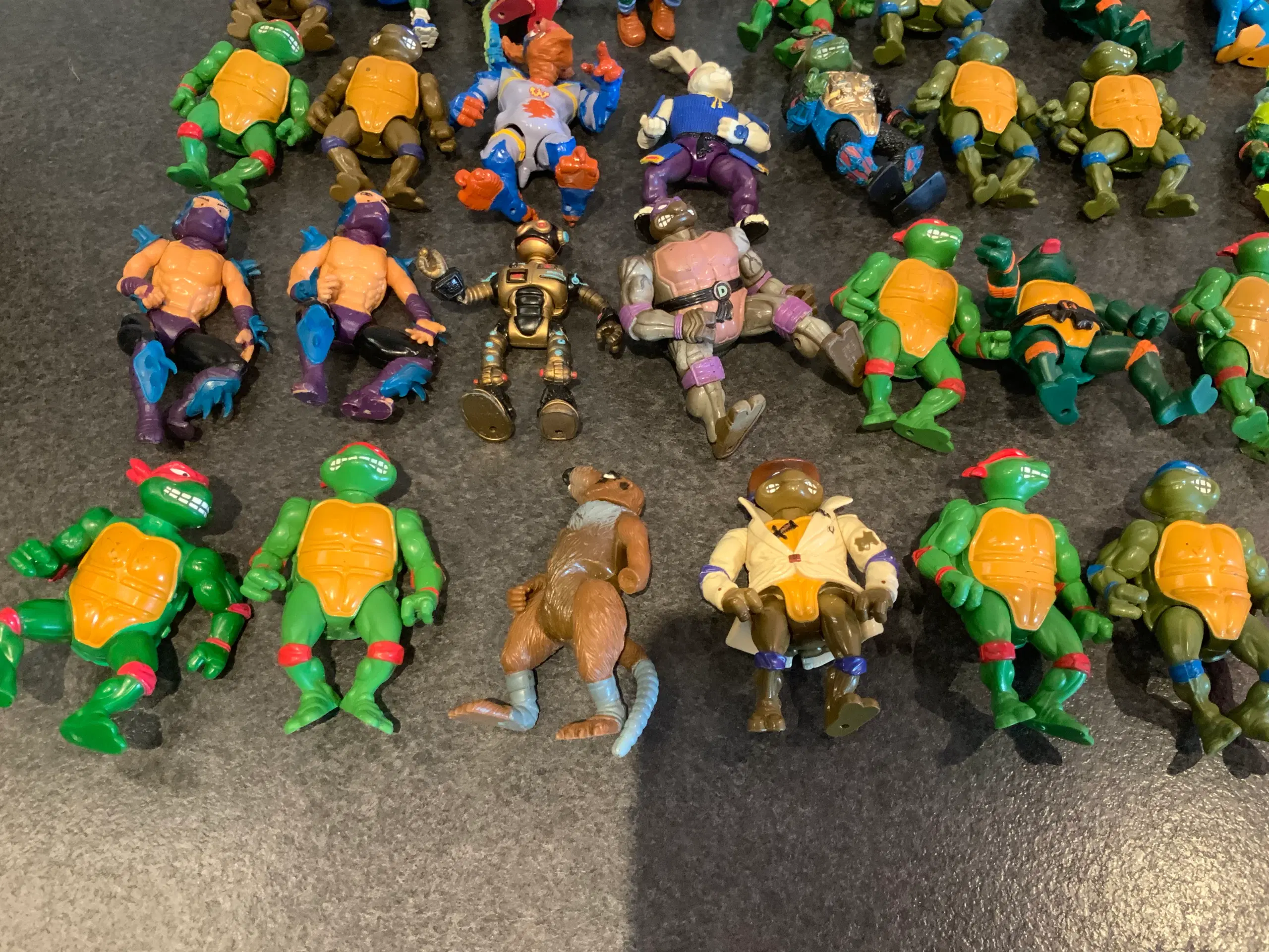 Vintage tmnt figurer mm