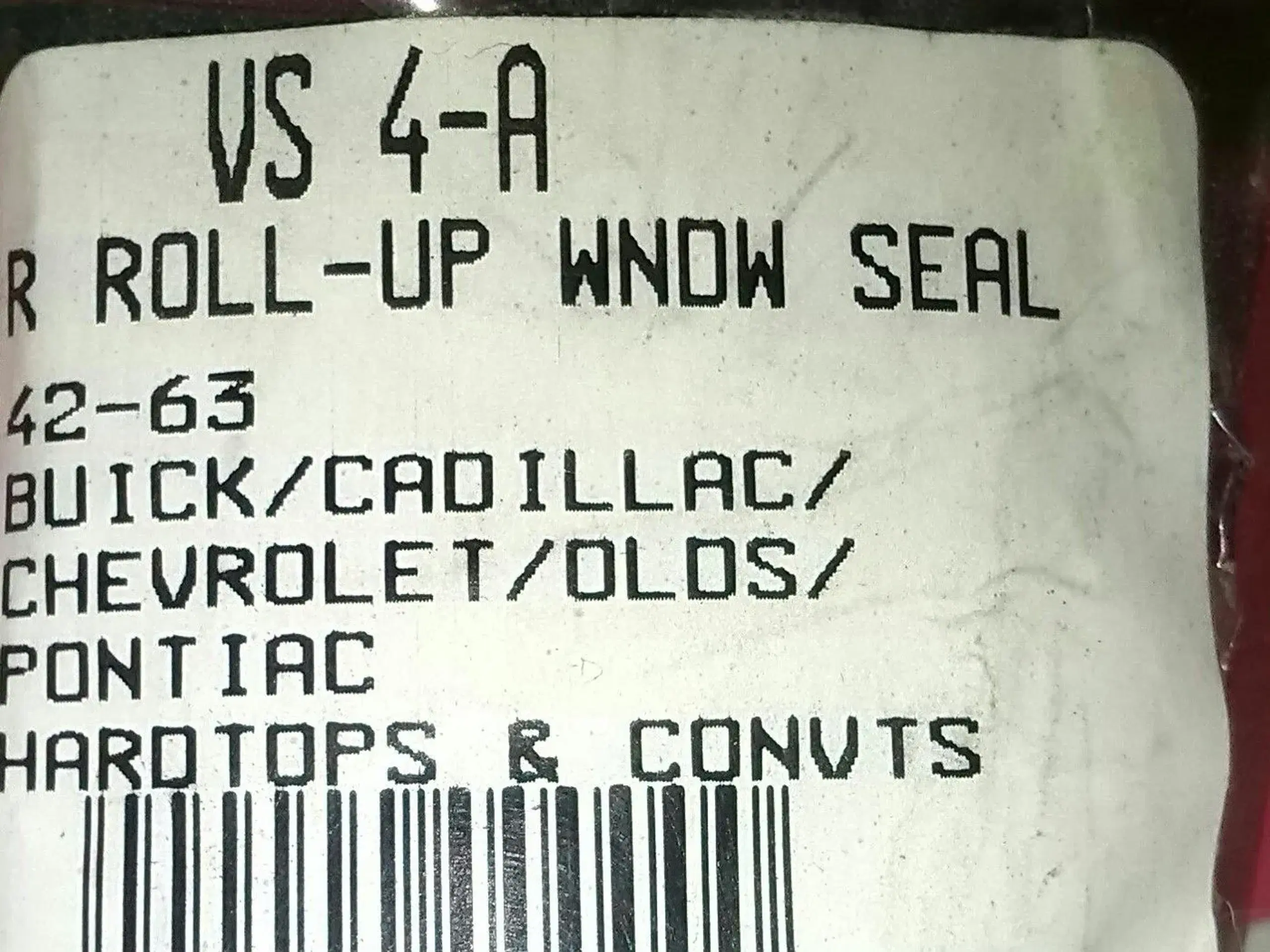 Roll-up Seal GM 1942-63