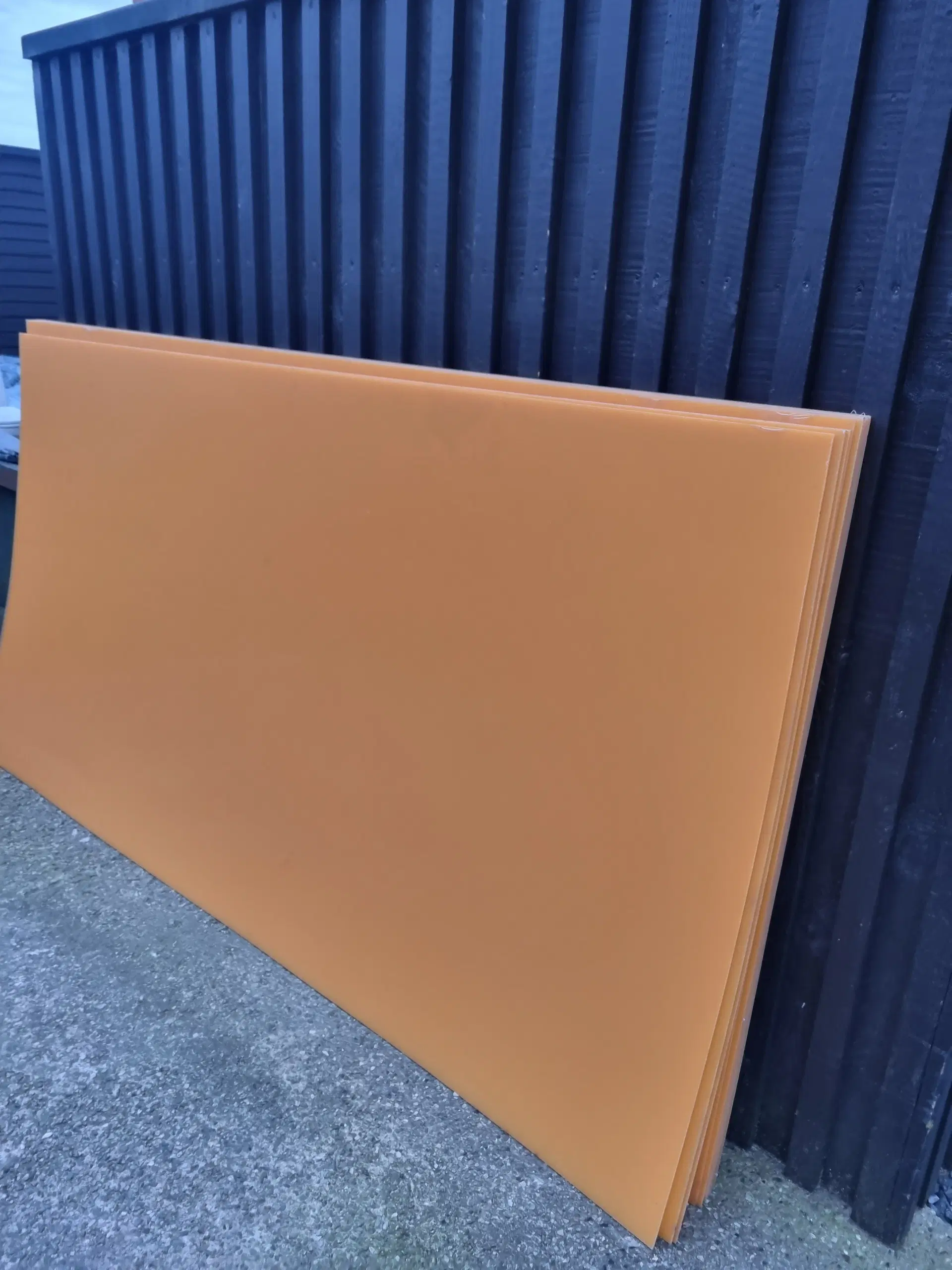 Store plexiglas plader