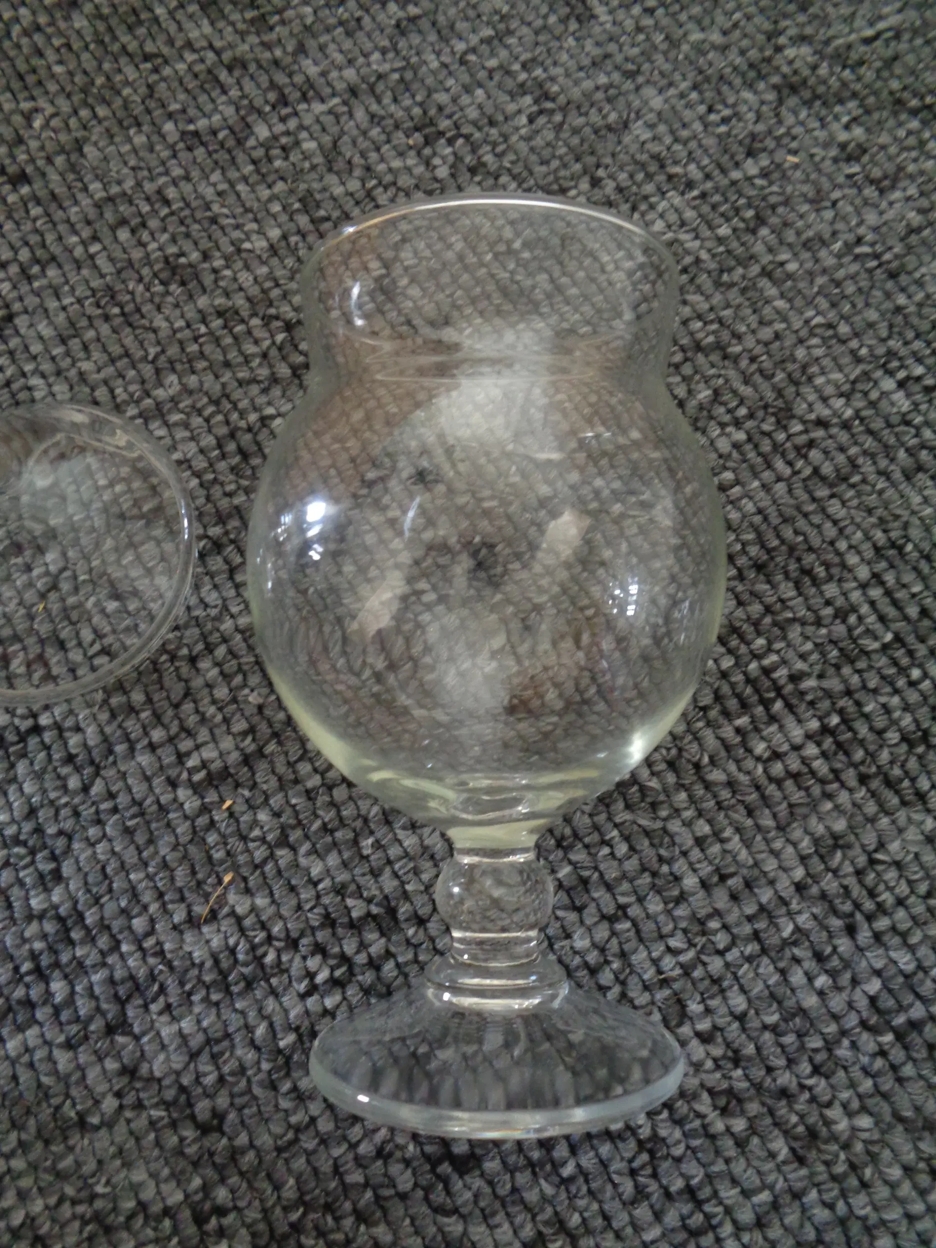 Klokkeformet bolsjer glas