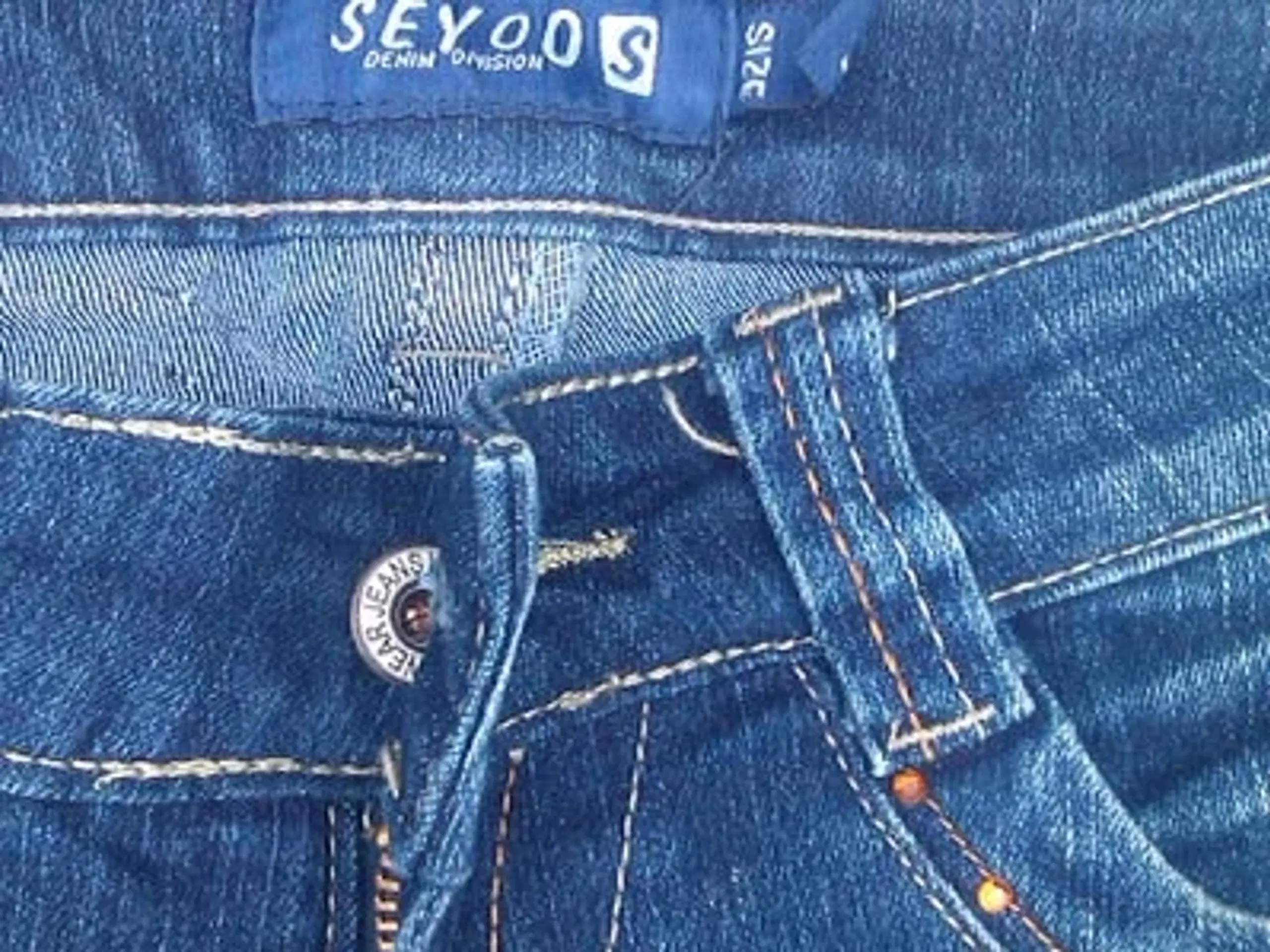 JEANS MED PIRATER _ cowboybukser sørøver