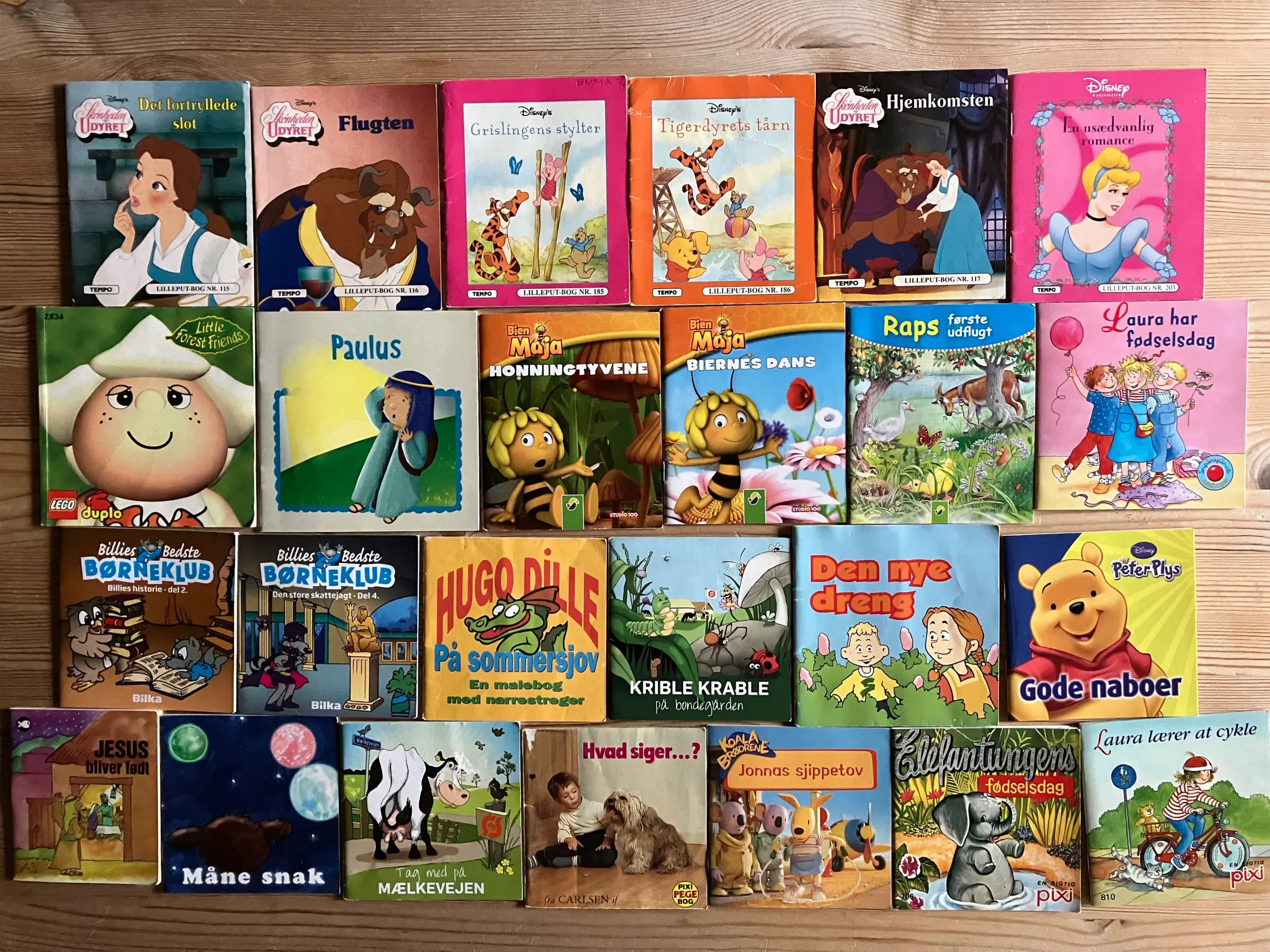 25 små børnebøger Lilleput Disney mfl