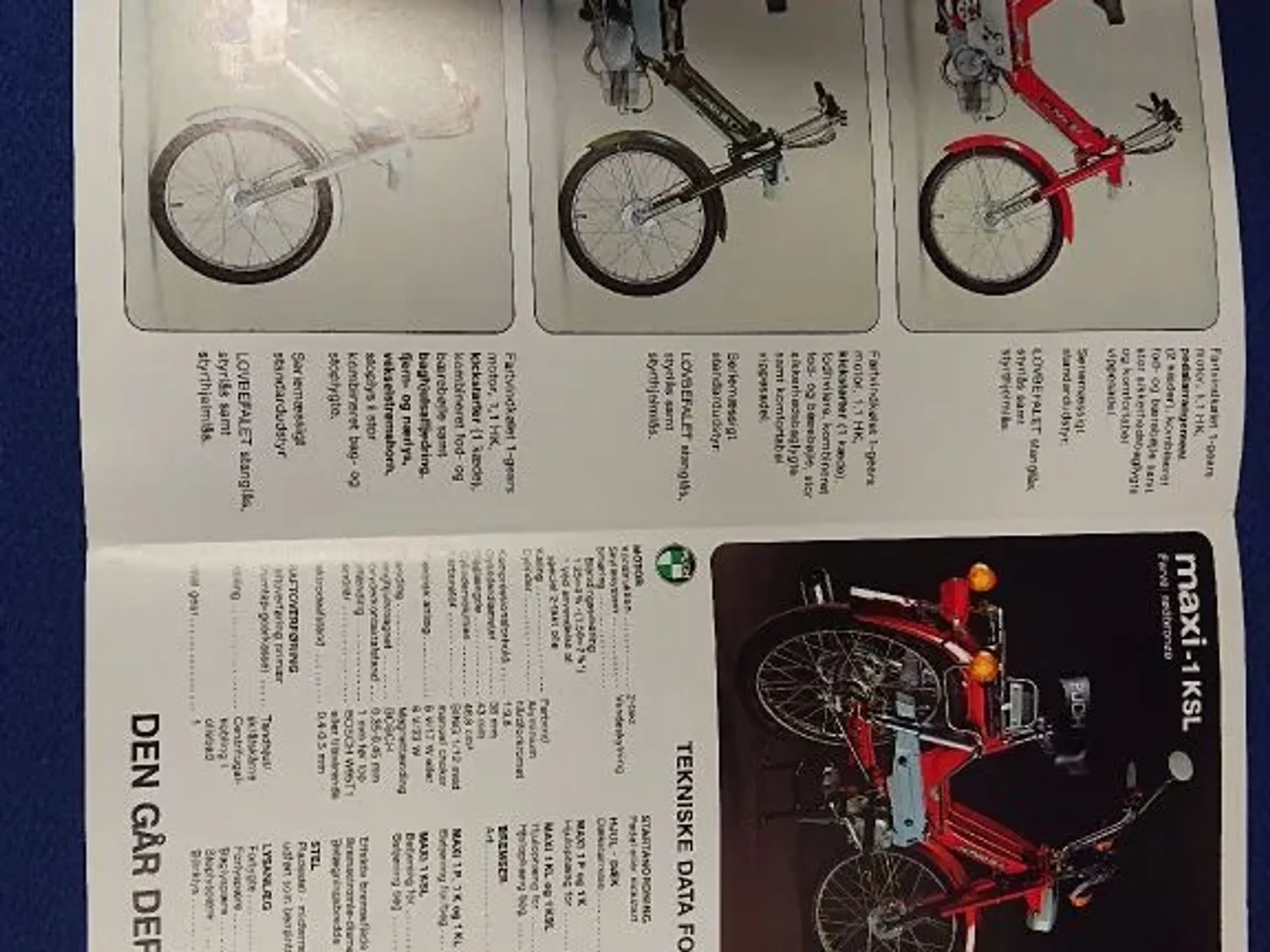 Dansk Puch MAXI brochure