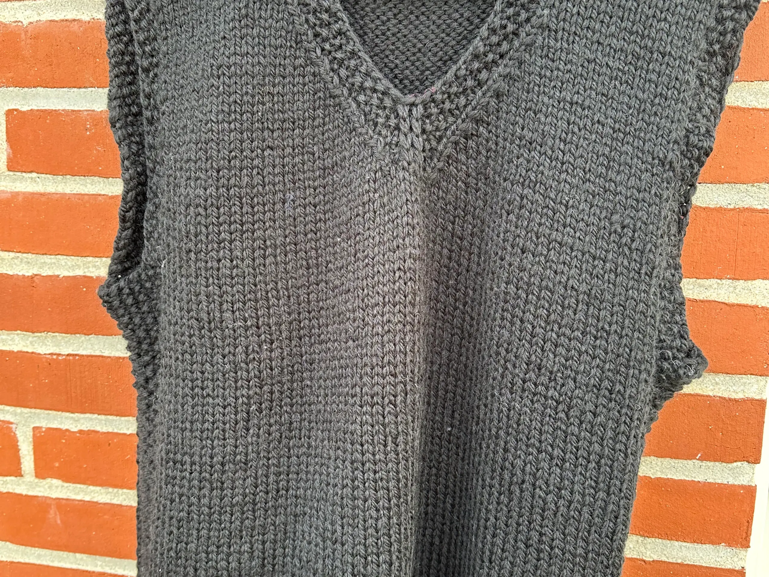 Strikket vest