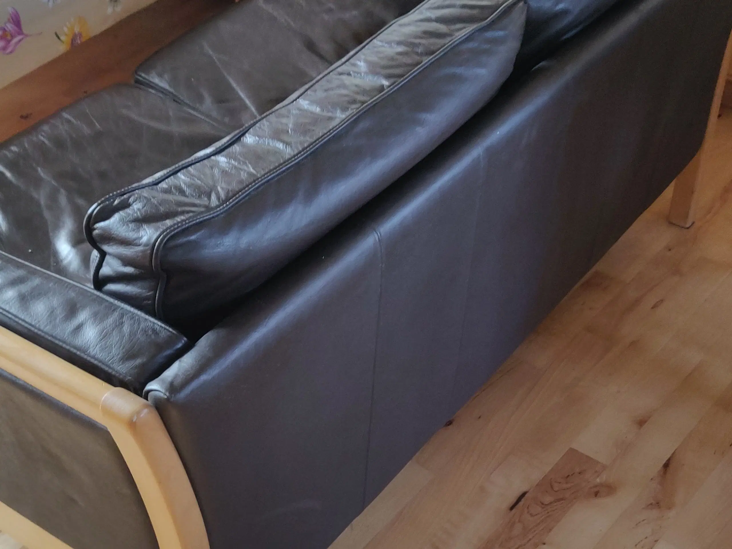 2 pers Sofa læder