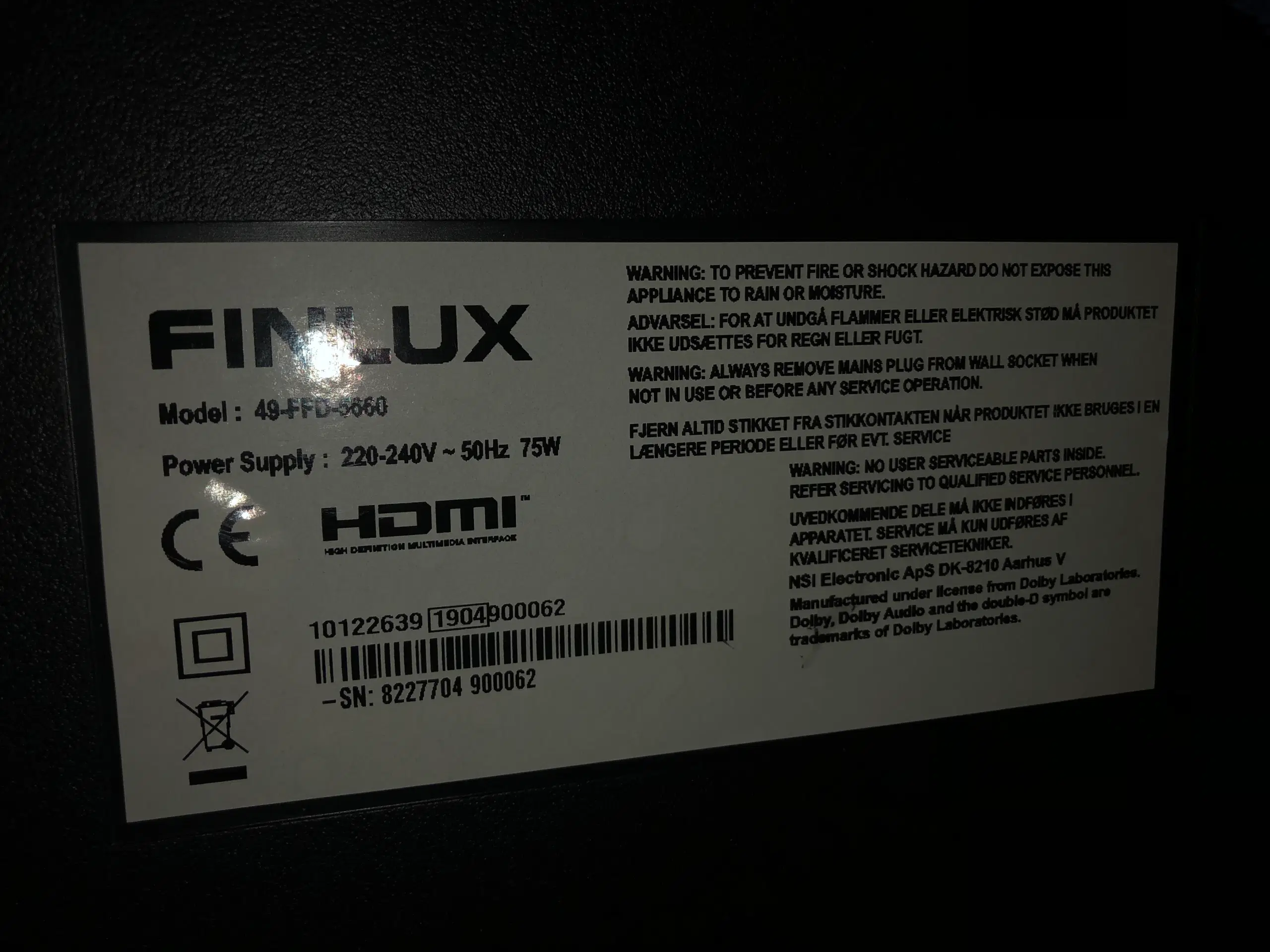 FINLUX TV