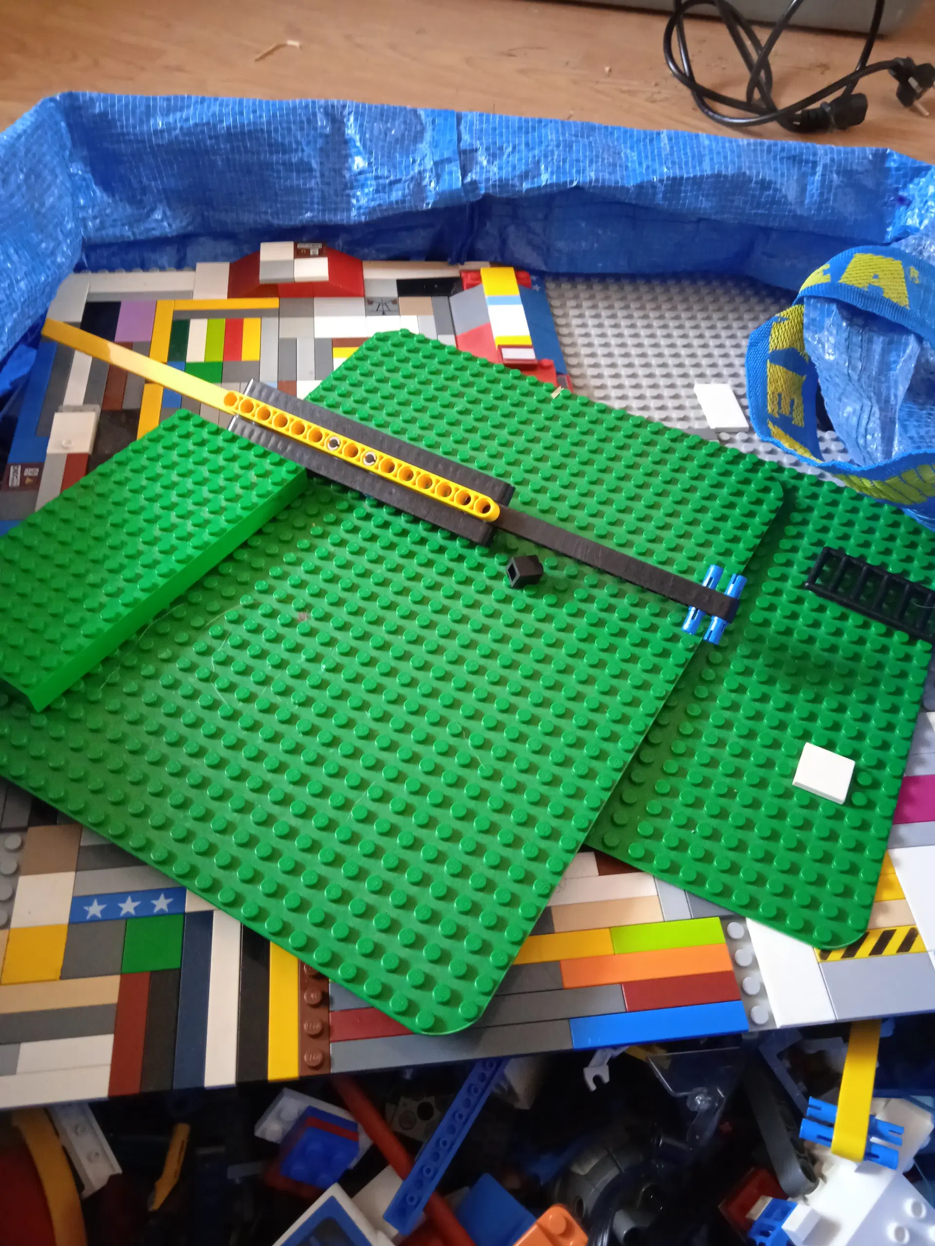 Blandet lego klodser