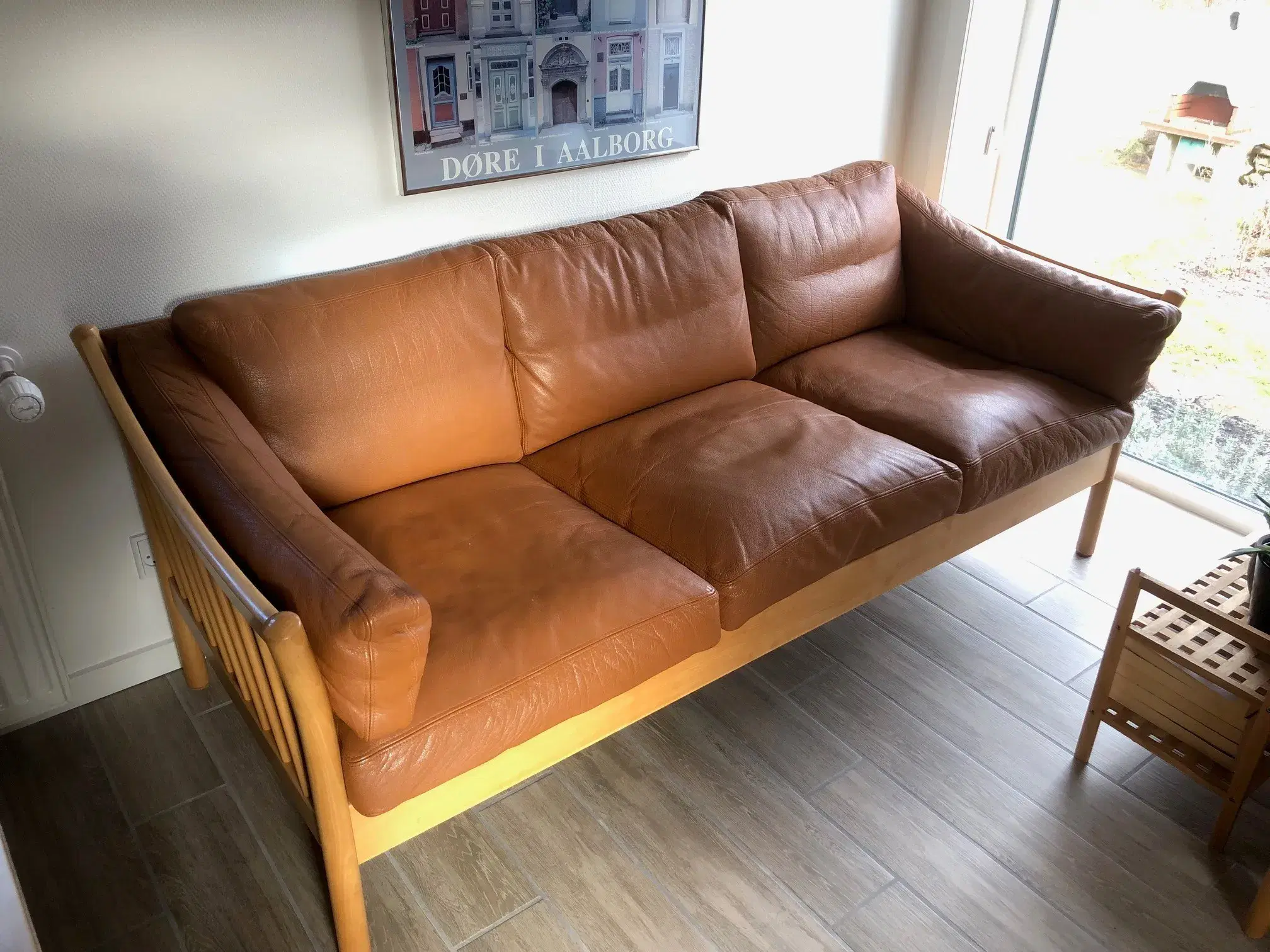 BRAMIN lædersofa