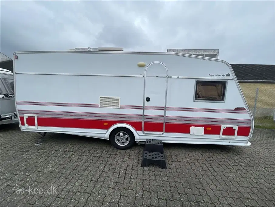 2008 - Kabe Royal 560 XL KS   Kabe Royal 560XL KS  årg 2008 4 sovepladser5 siddepladser byvand lædersæder Alde Centralvarme mover